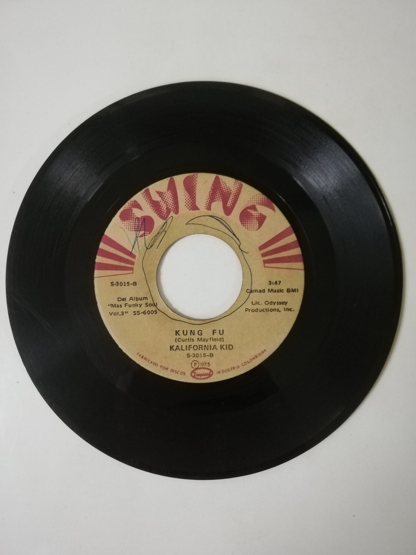 VINILO KALIFORNIA KID - COMBATE KUNG FU / KUNG FU