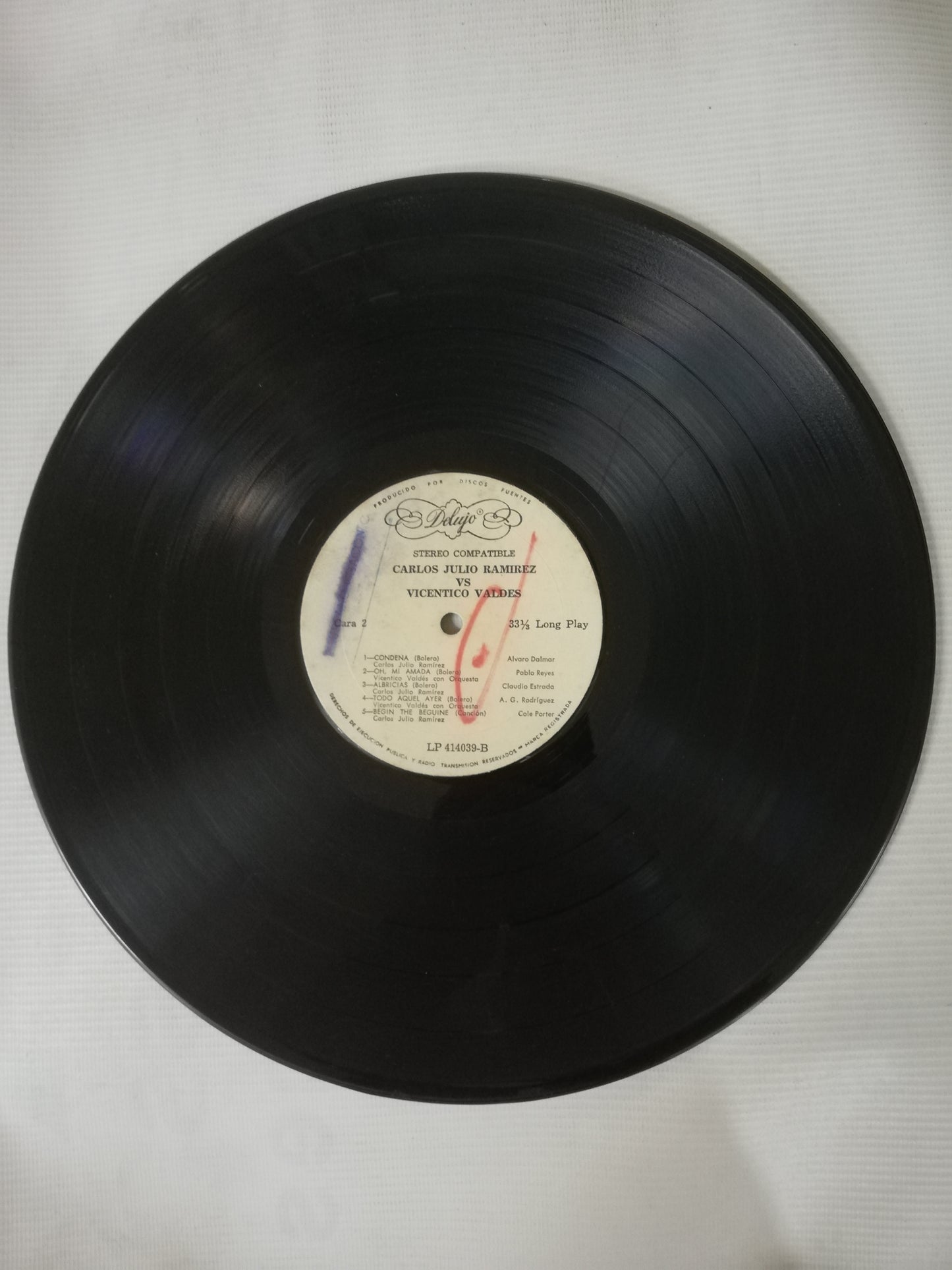 LP CARLOS JULIO RAMIREZ / VICENTICO VALDES - CARLOS JULIO RAMIREZ VS VICENTICO VALDES