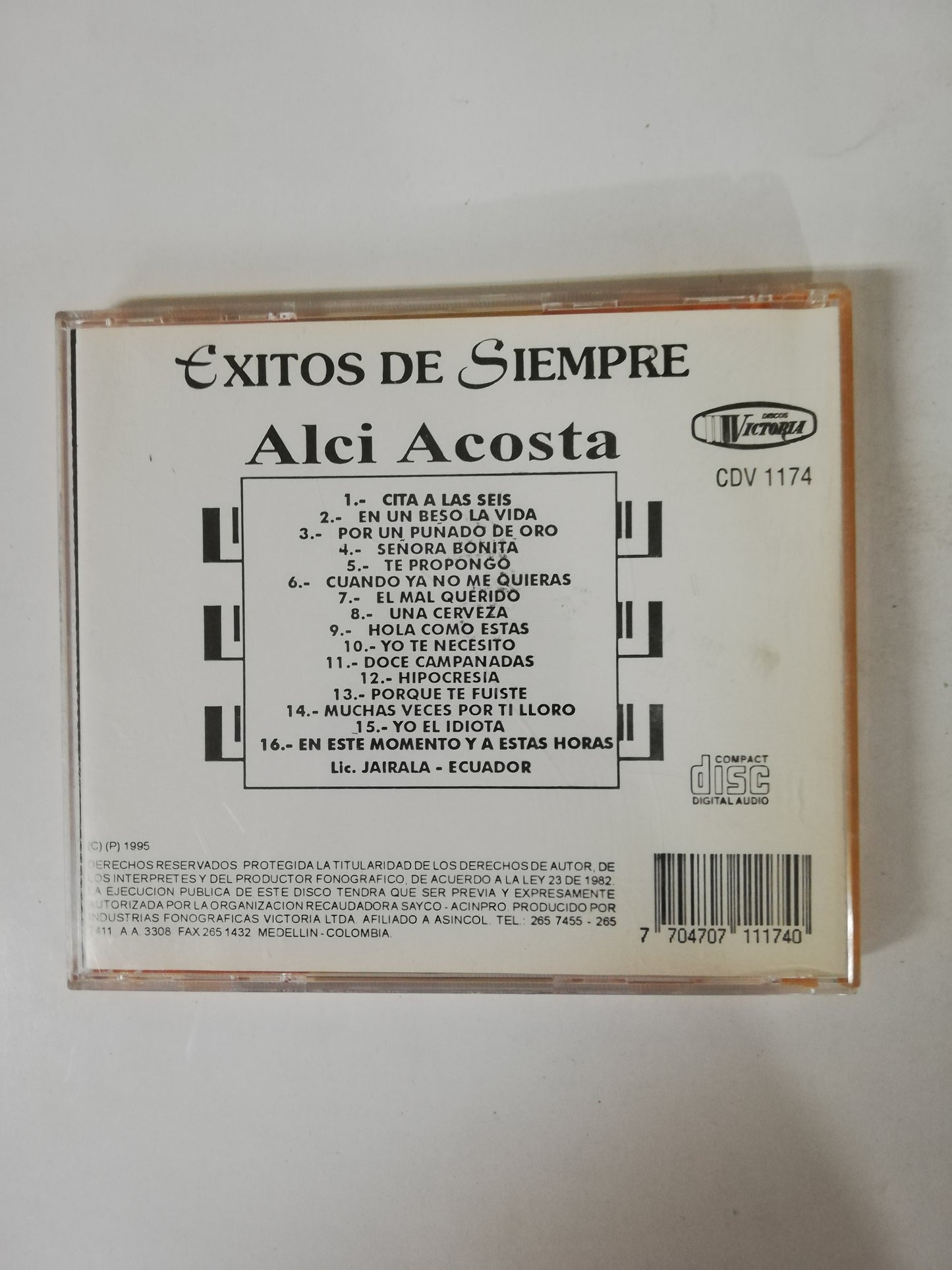 CD ALCI ACOSTA - EXITOS DE SIEMPRE