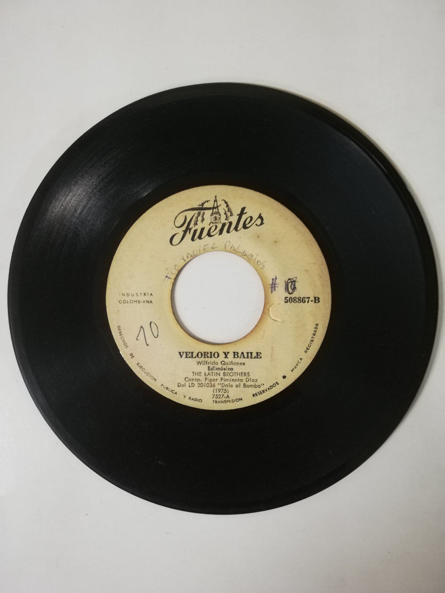 VINILO THE LATIN BROTHERS - DALE AL BOMBO / VELORIO Y BAILE