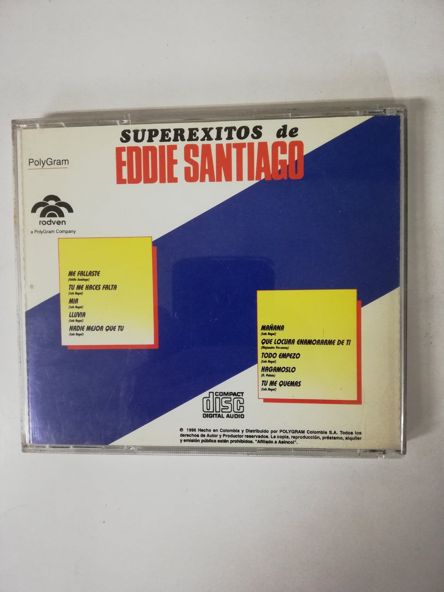 CD EDDIE SANTIAGO - SUPEREXITOS