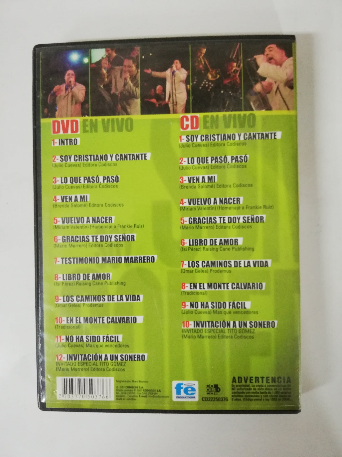 CD JOSÉ "PAPO" RIVERA - SOY SONERO: CONCIERTO EN VIVO - CD + DVD