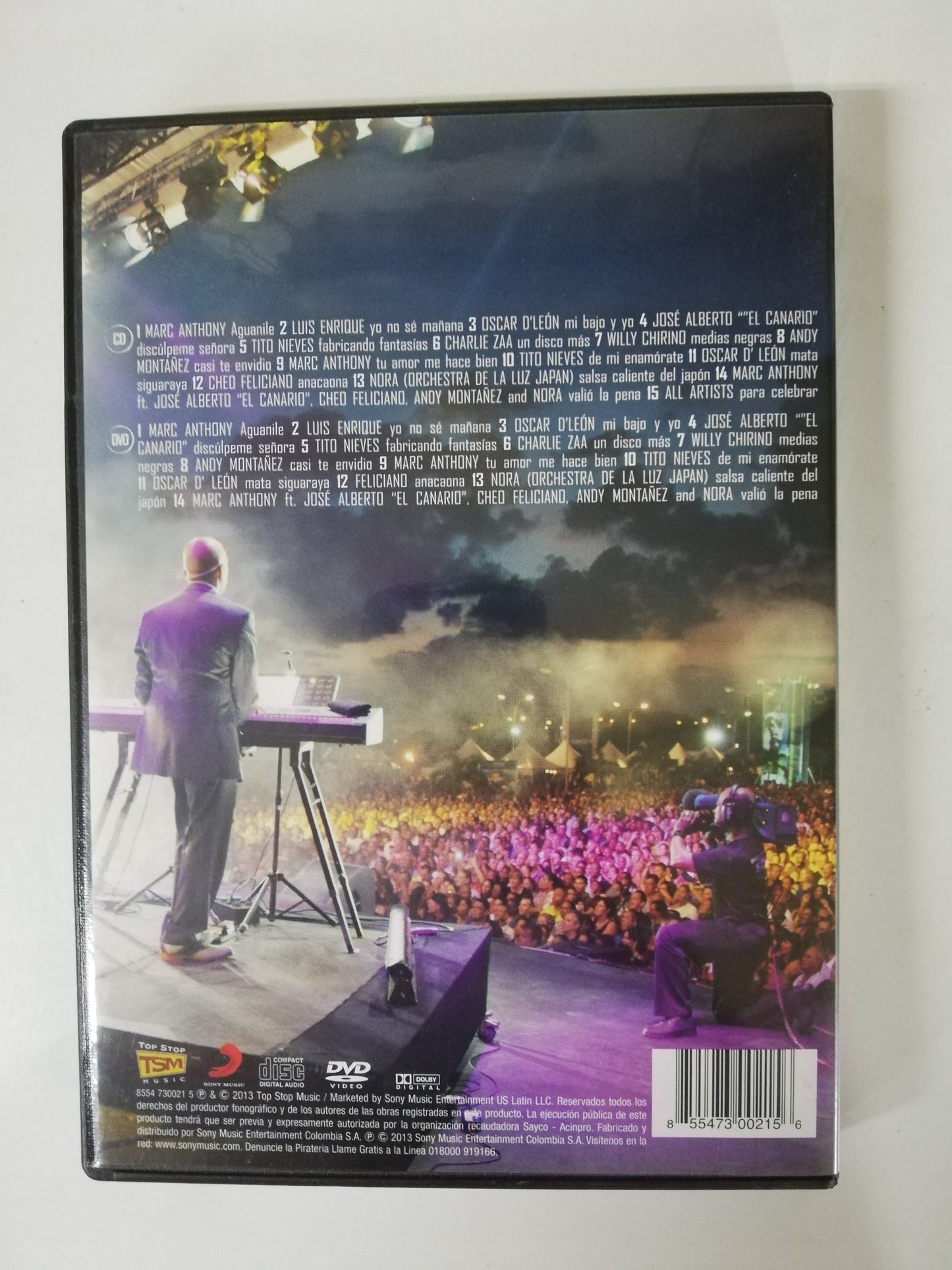 CD SALSA GIANTS - RECORDED LIVE AT CURACAO NORTH SEA JAZZ FESTIVAL - CD + DVD