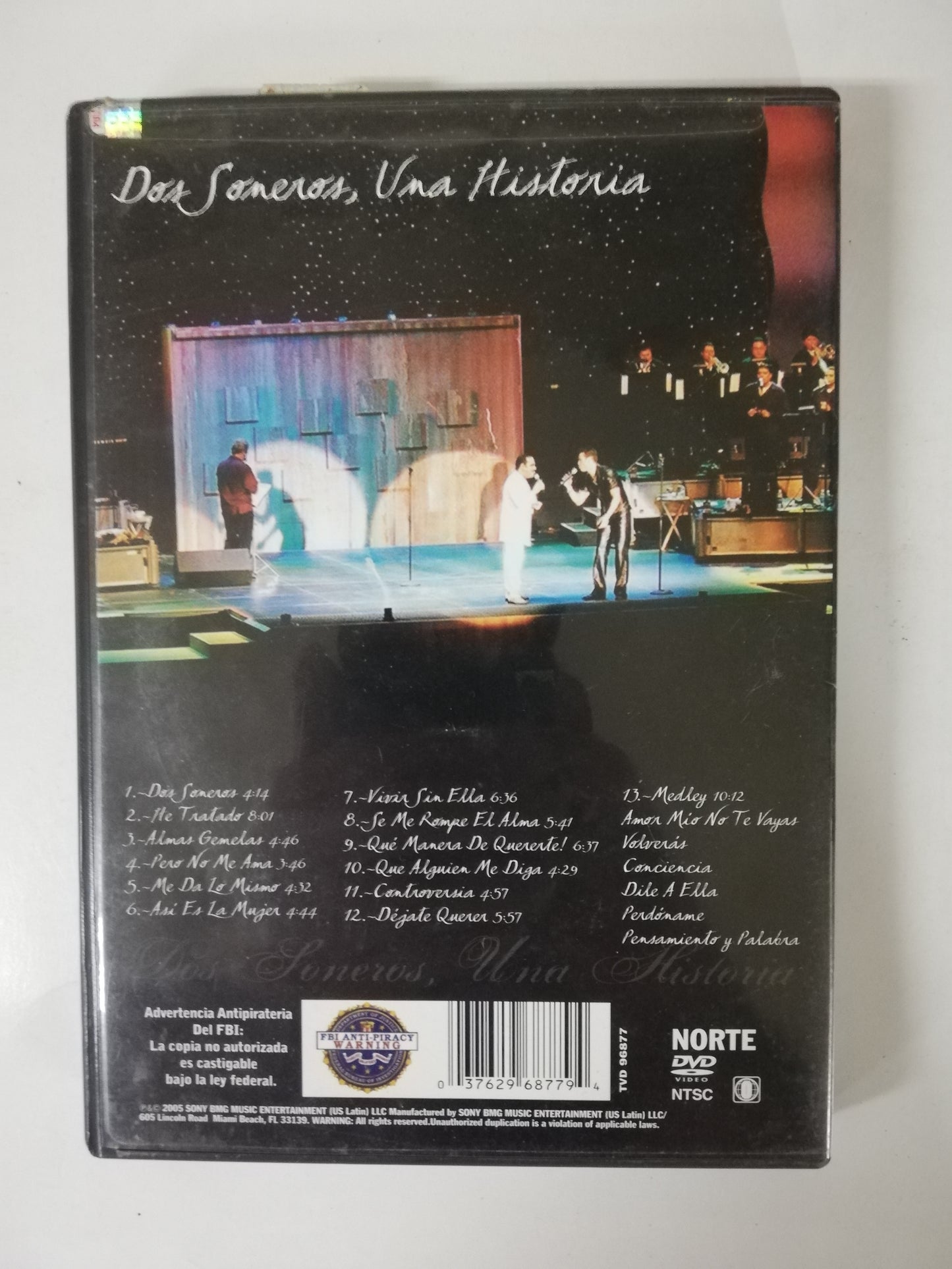 DVD GILBERTO SANTA ROSA & VICTOR MANUELLE - DOS SONEROS, UNA HISTORIA