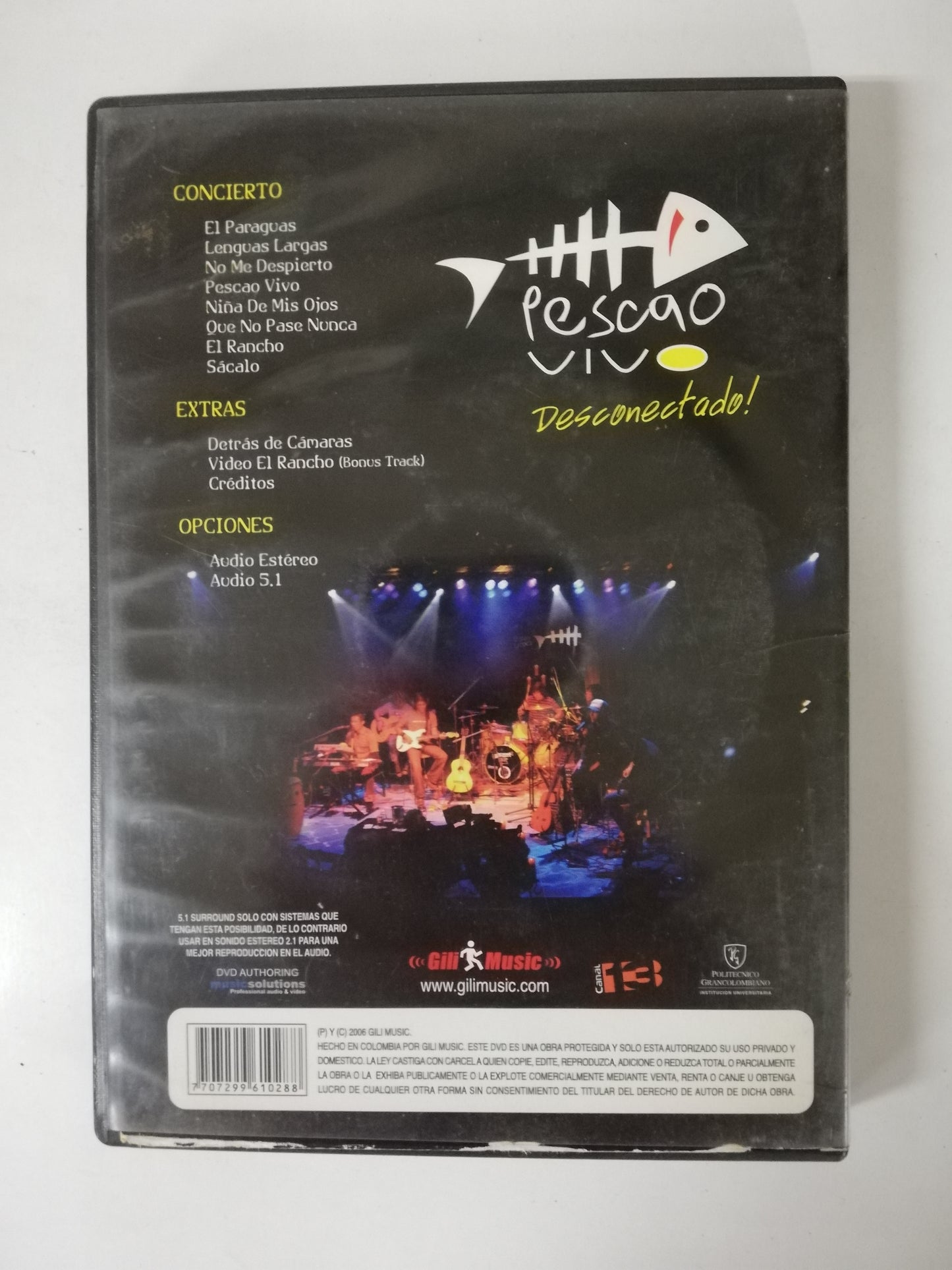 DVD PESCAO VIVO - DESCONECTADO!