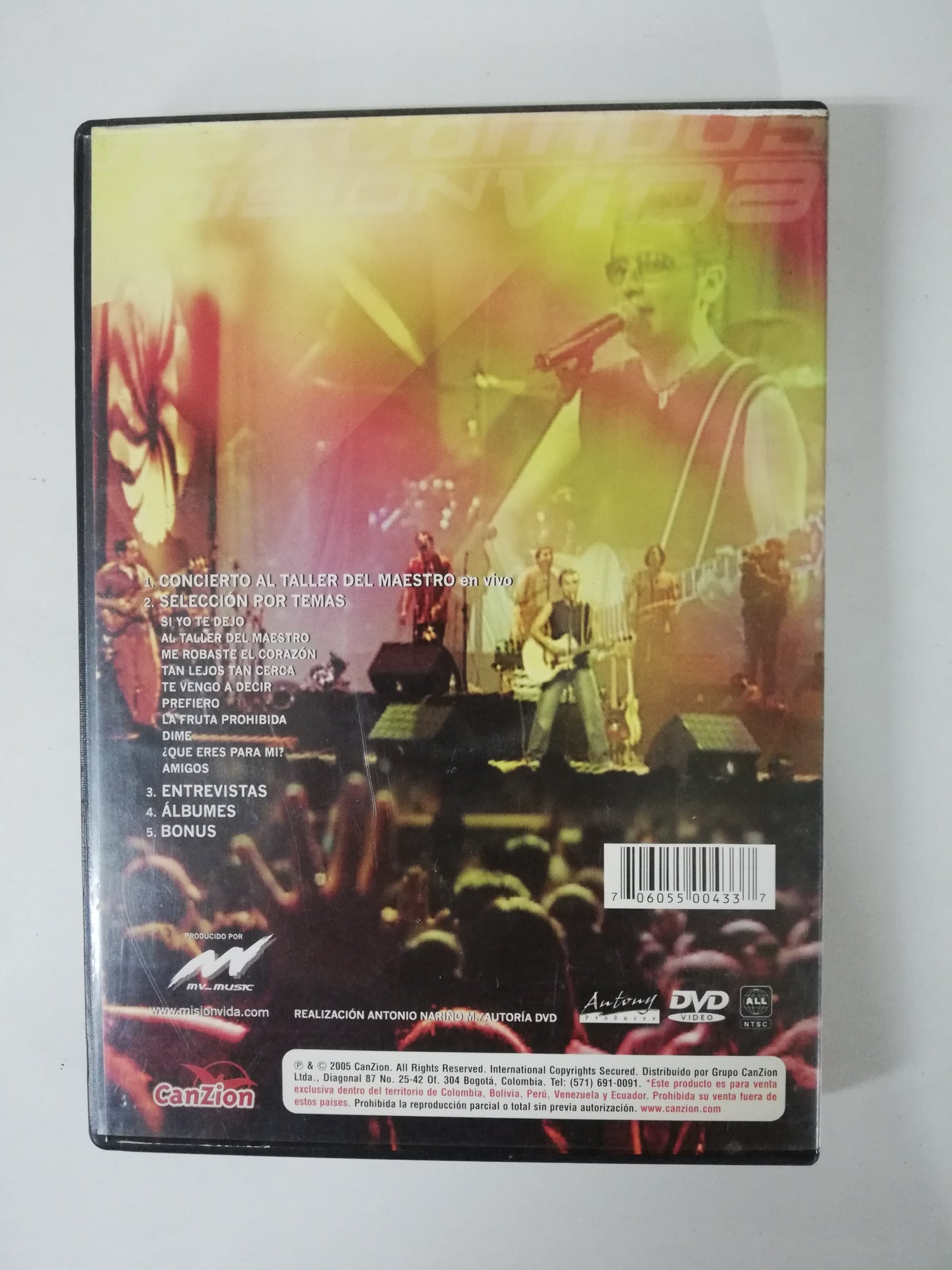 DVD ALEX CAMPOS - AL TALLER DEL MAESTRO EN VIVO