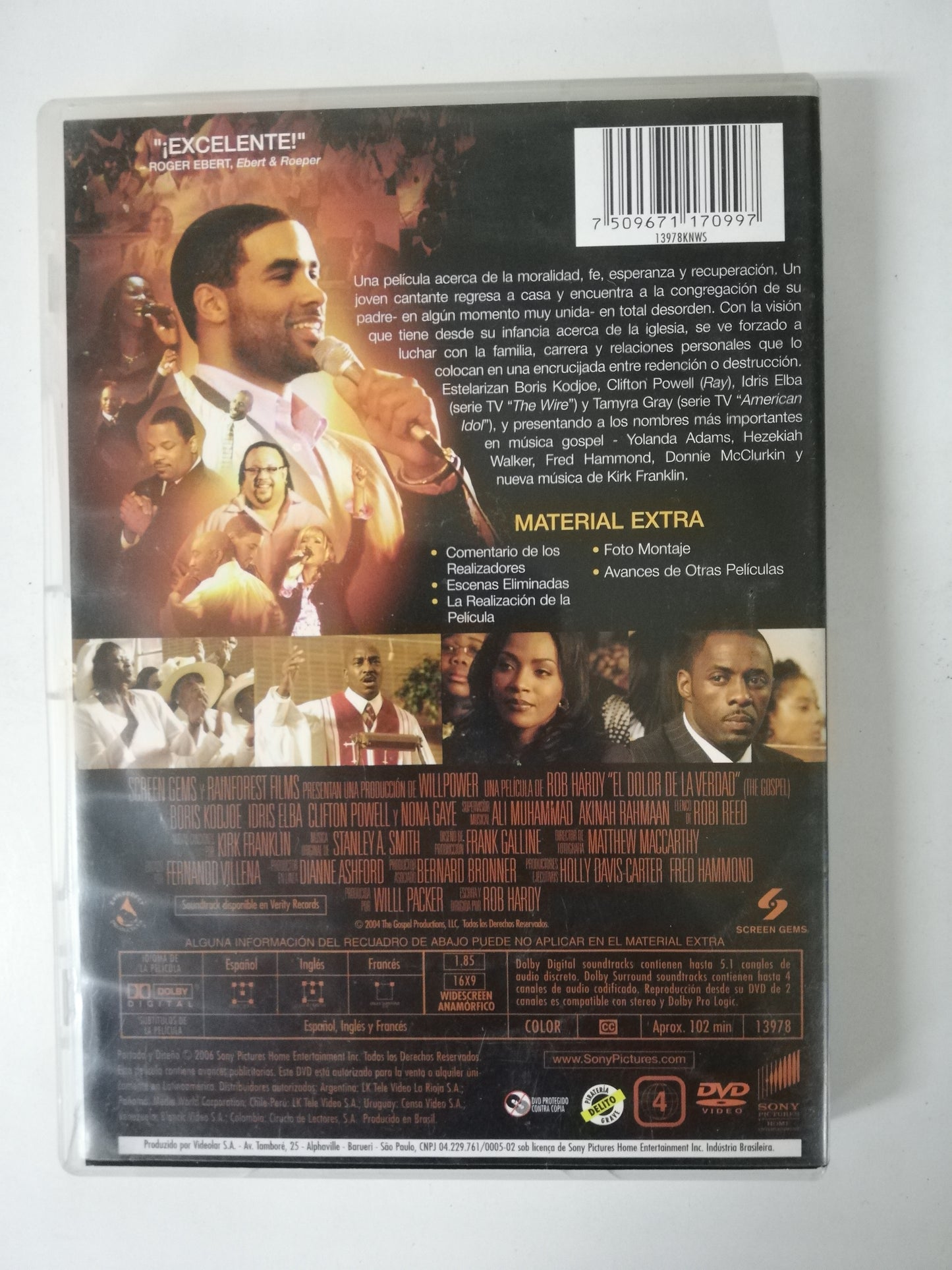 DVD EL DOLOR DE LA VERDAD