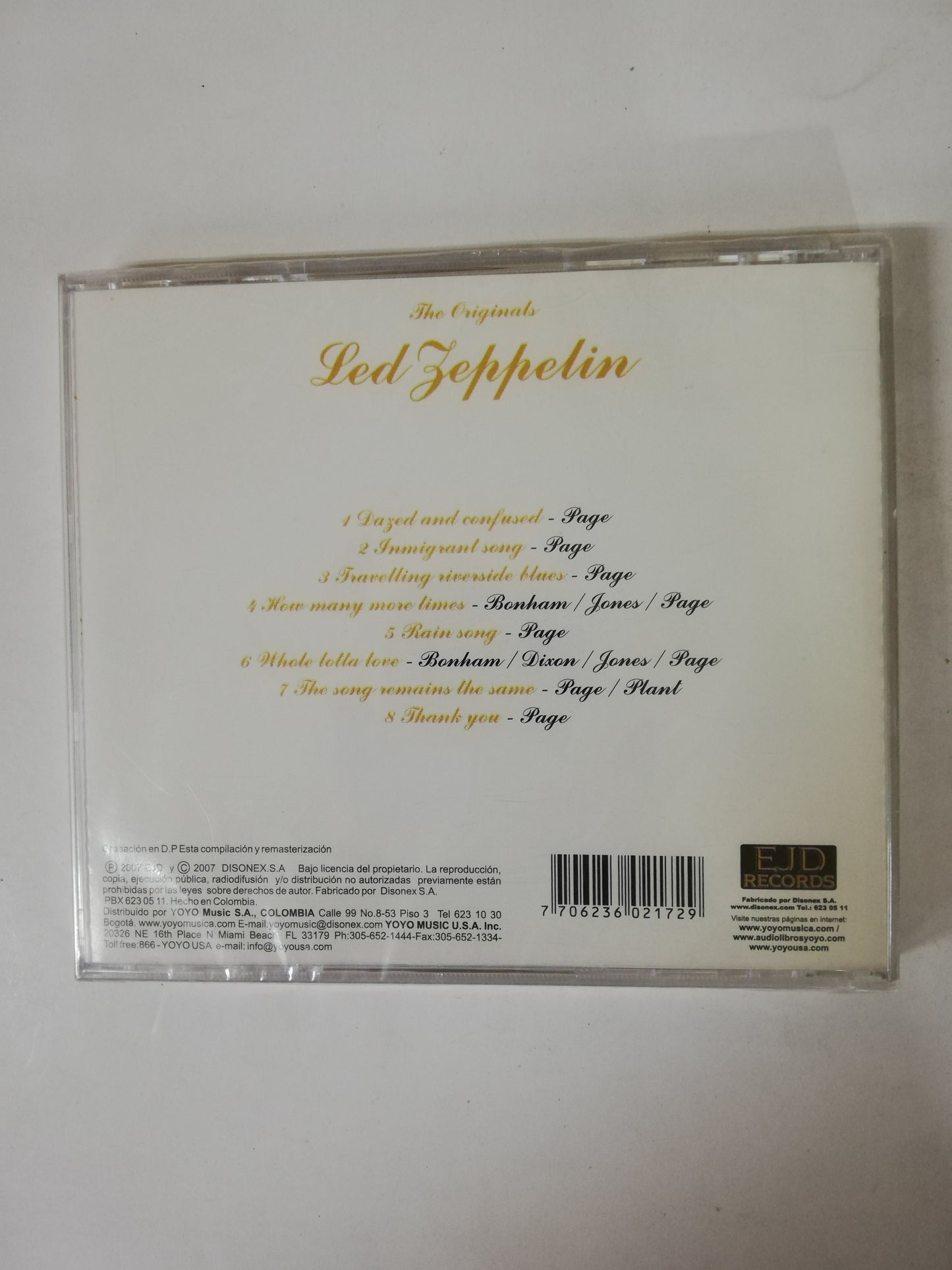 CD LED ZEPPELIN - IN CONCERT