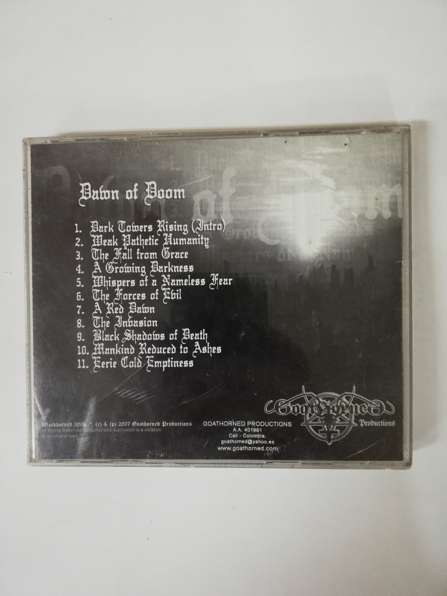CD BLACKHORNED - DAWN OF DOOM