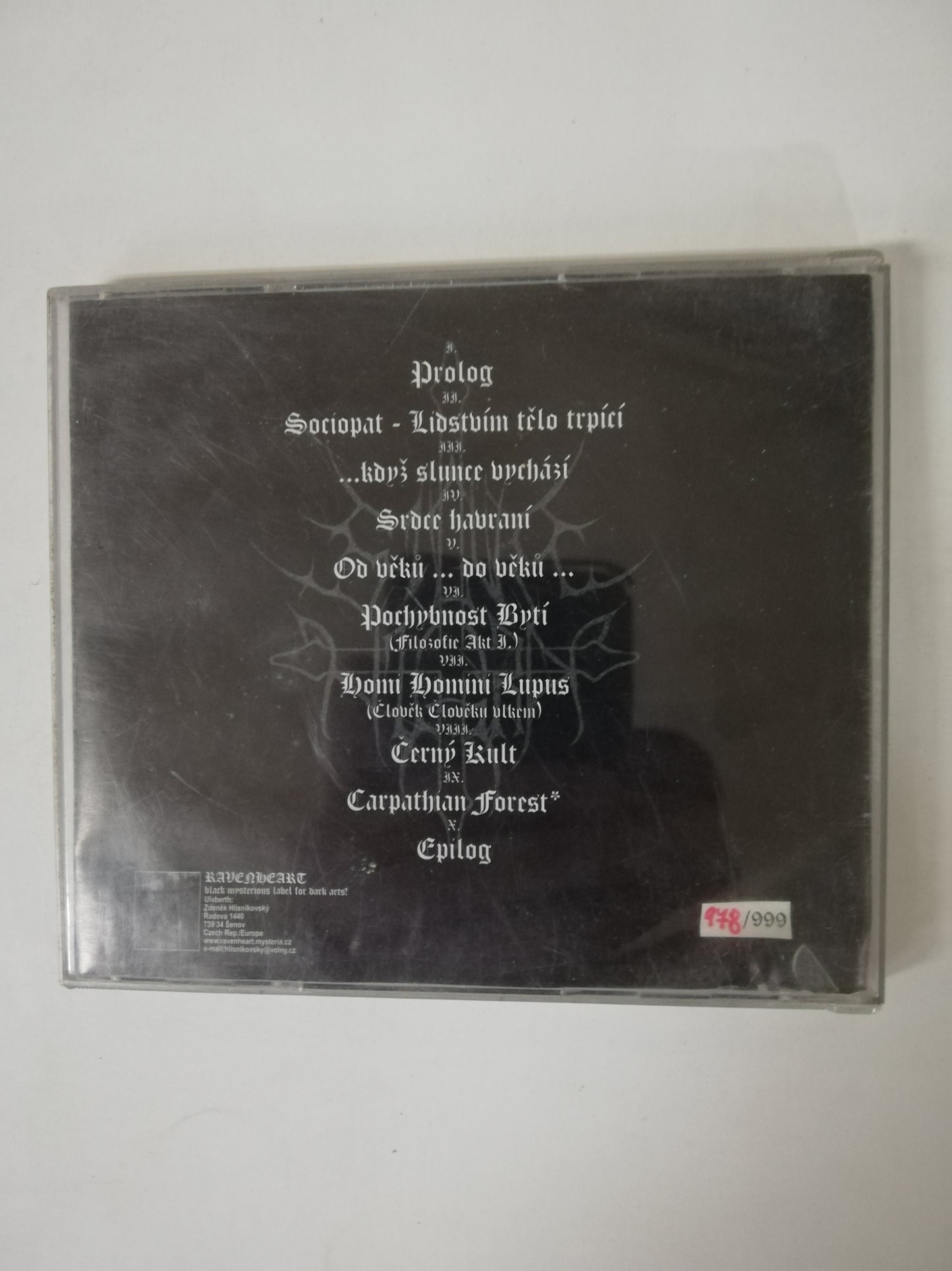 CD SILVA NIGRA - CERNÝ KULT