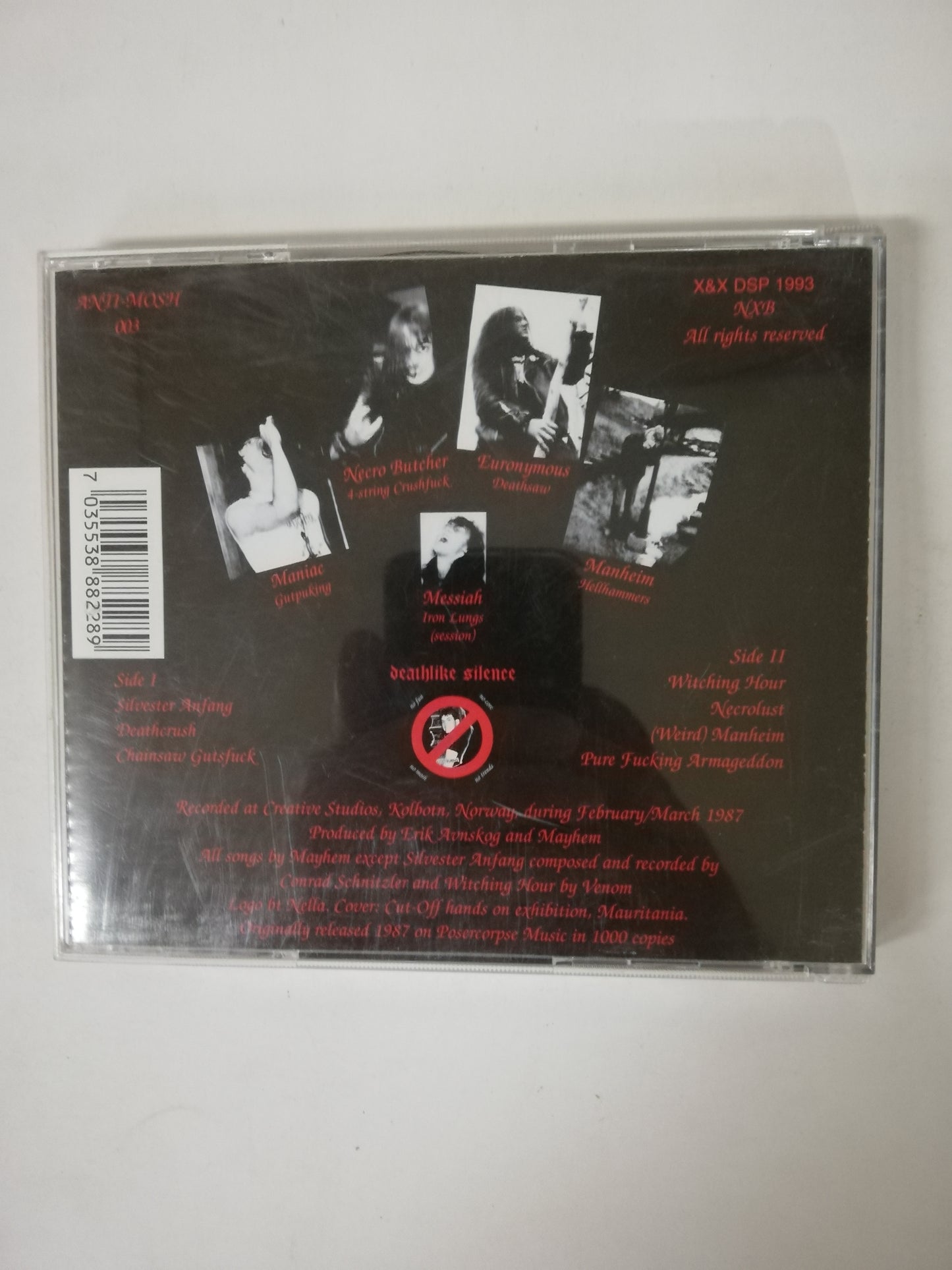 CD MAYHEM - DEATHCRUSH