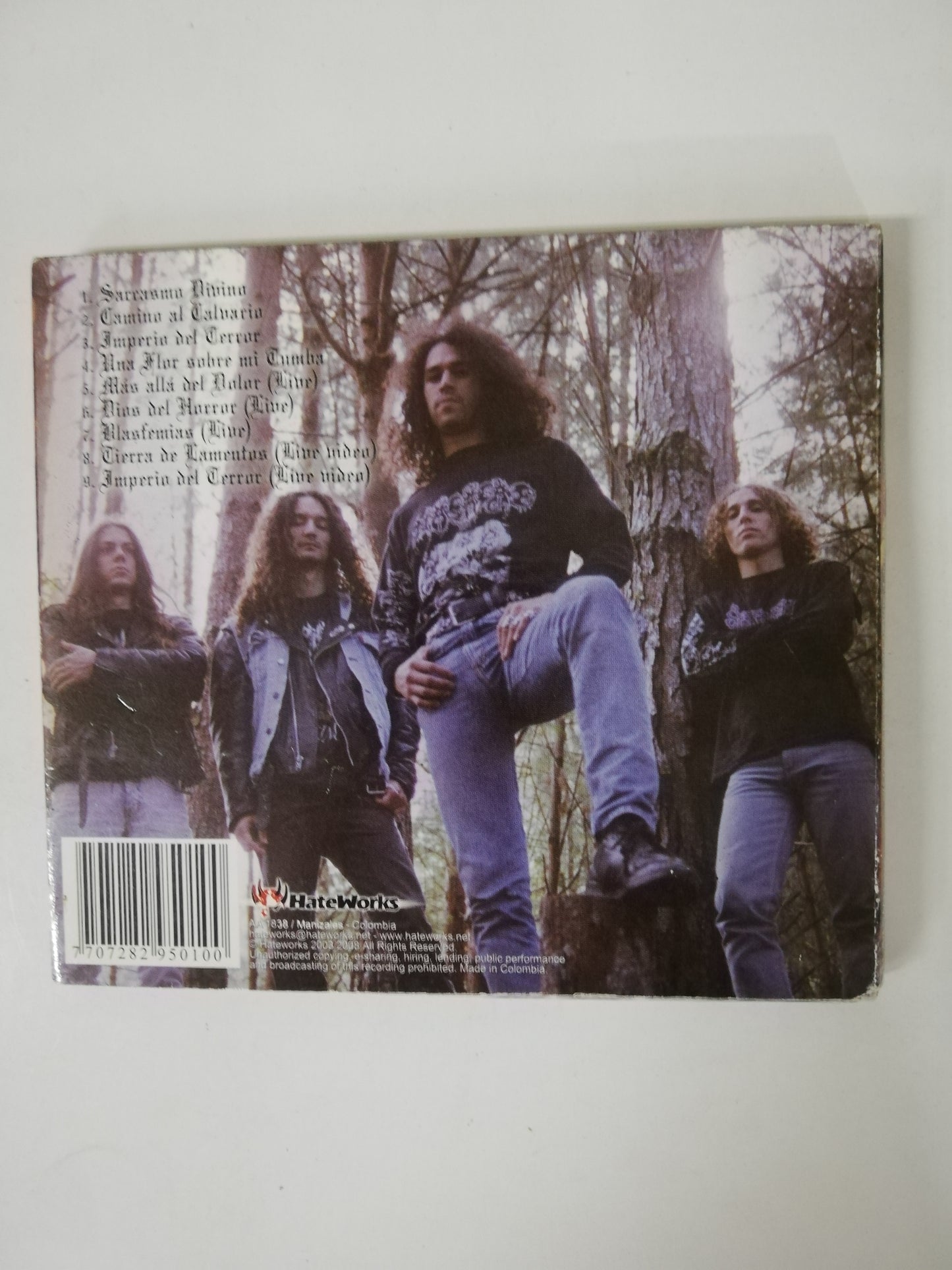 CD MASACRE - BARBARIE Y SANGRE EN MEMORIA DE CRISTO