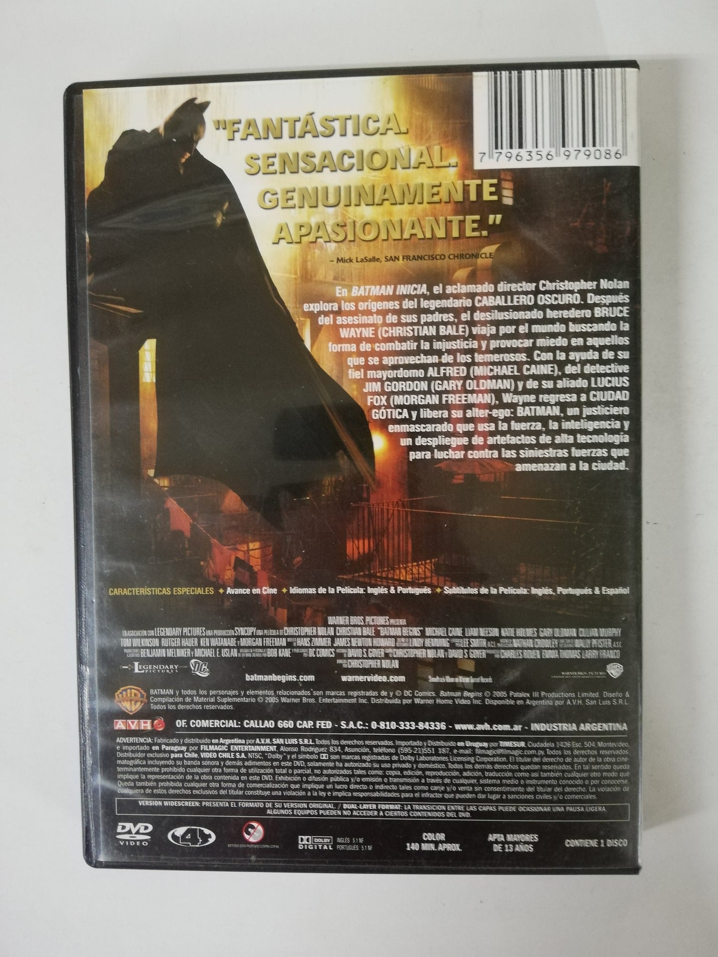 DVD BATMAN INICIA