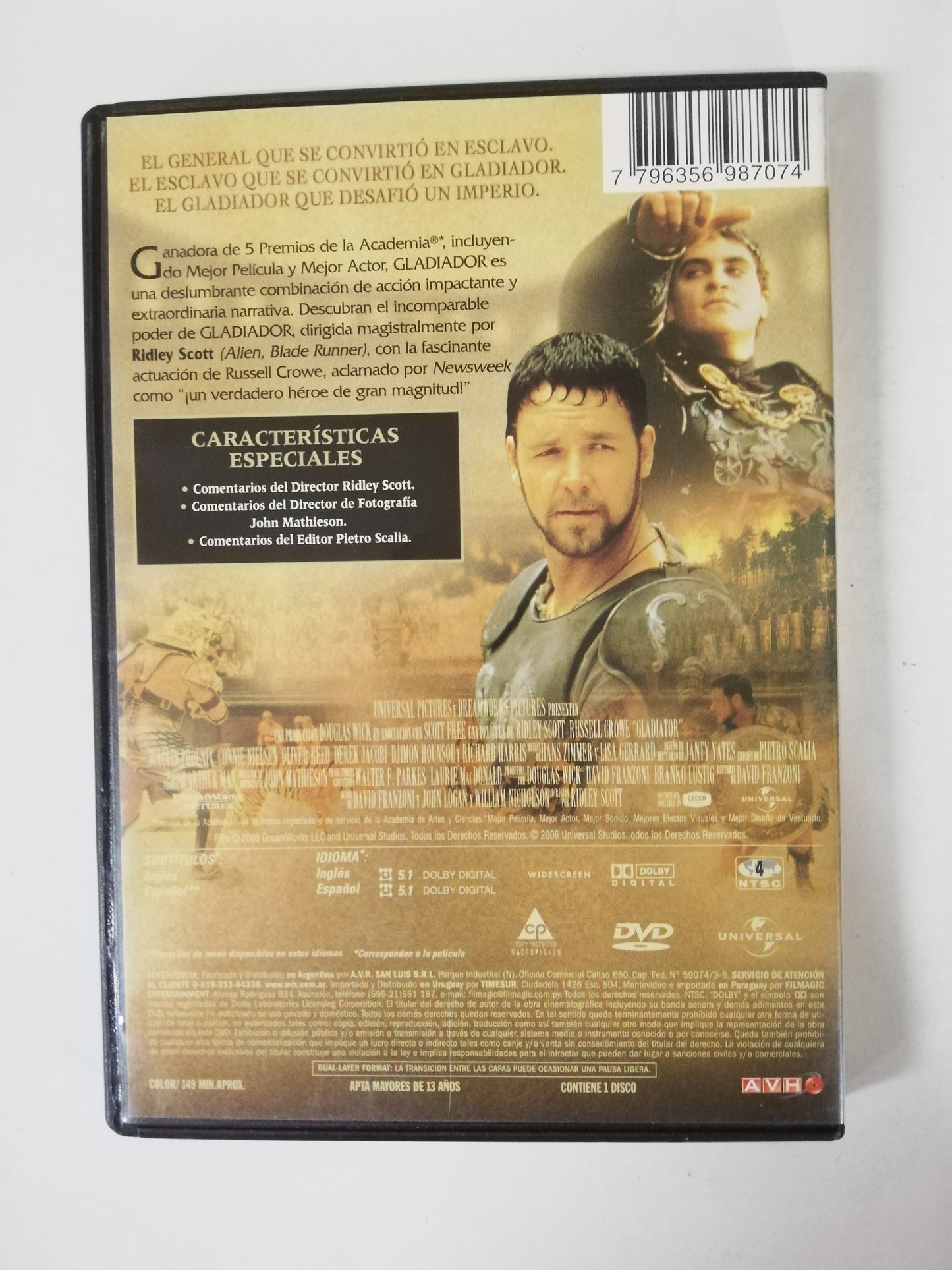 DVD GLADIADOR