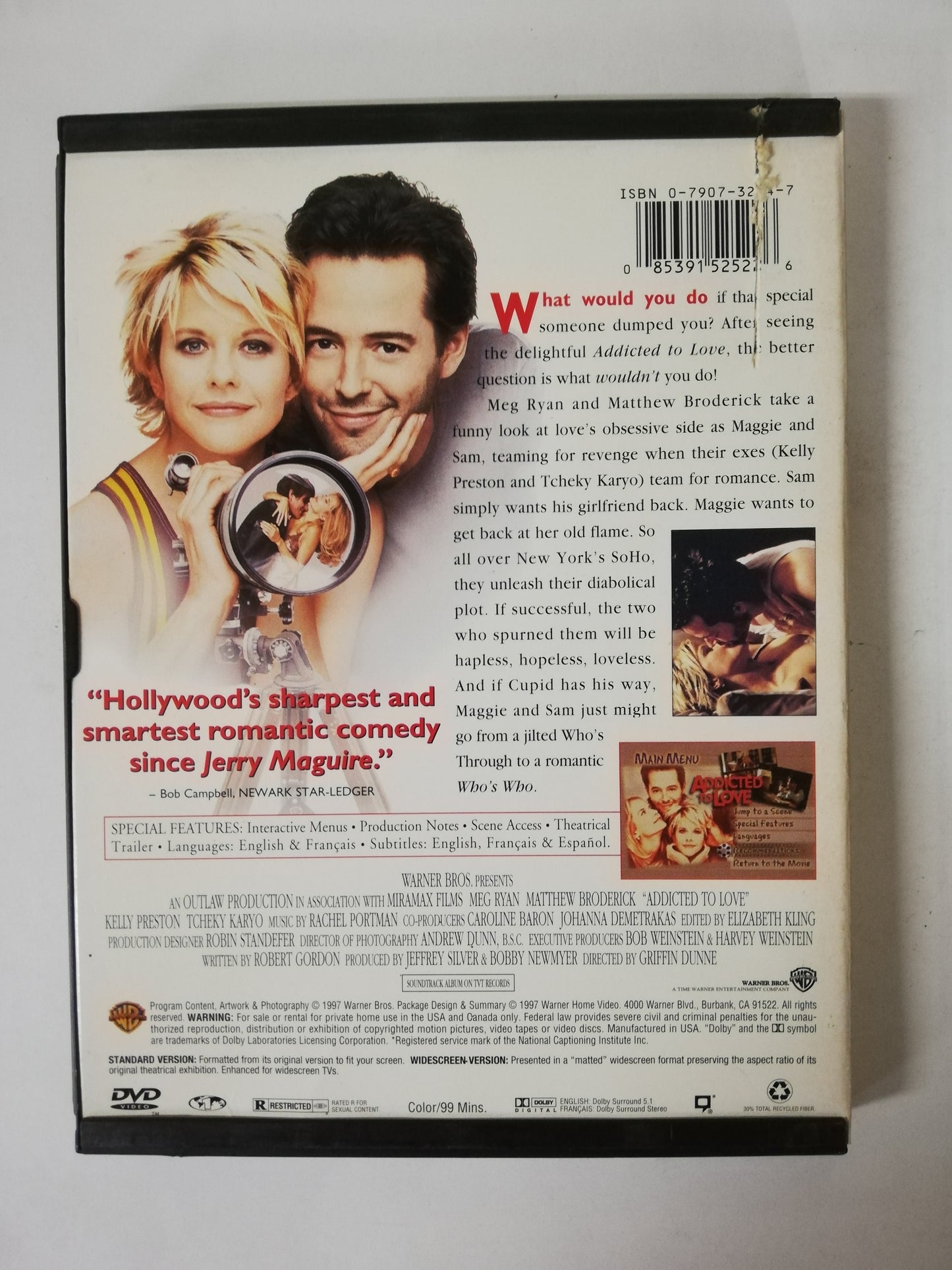 DVD ADDICTED TO LOVE