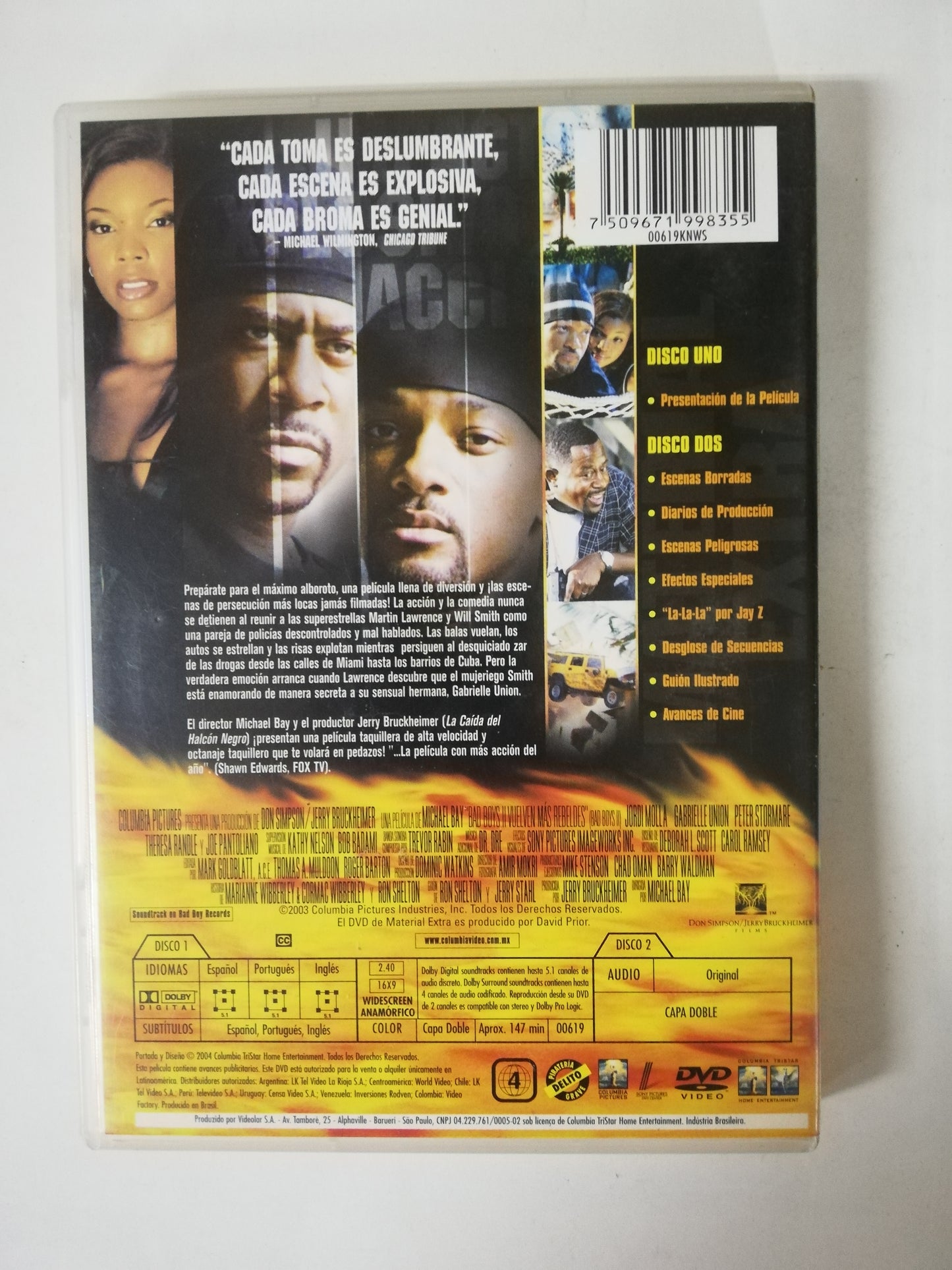 DVD BAD BOYS II - DVD X 2