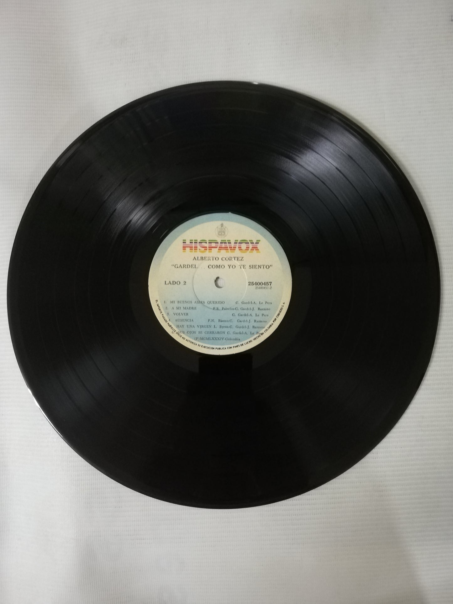 LP ALBERTO CORTEZ - GARDEL...COMO YO TE SIENTO