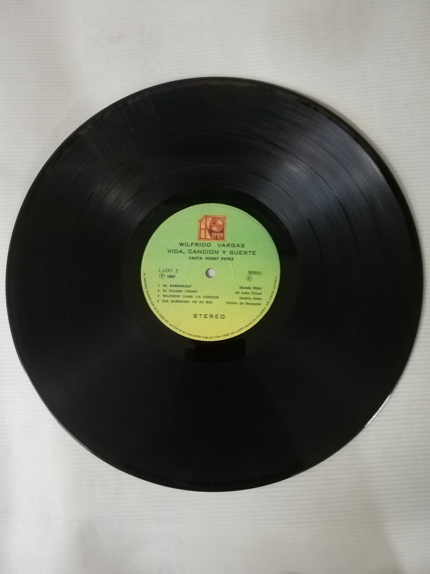 LP WILFRIDO VARGAS - VIDA, CANCIÓN Y SUERTE - CANTA: RUBBY PEREZ