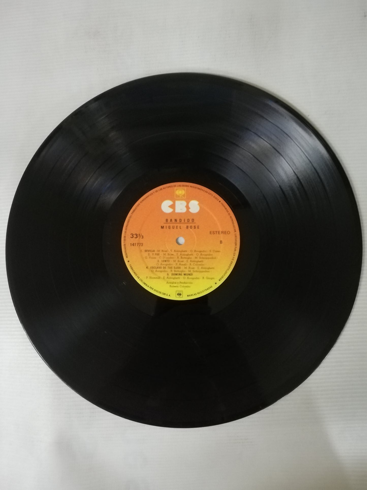 LP MIGUEL BOSÉ - BANDIDO