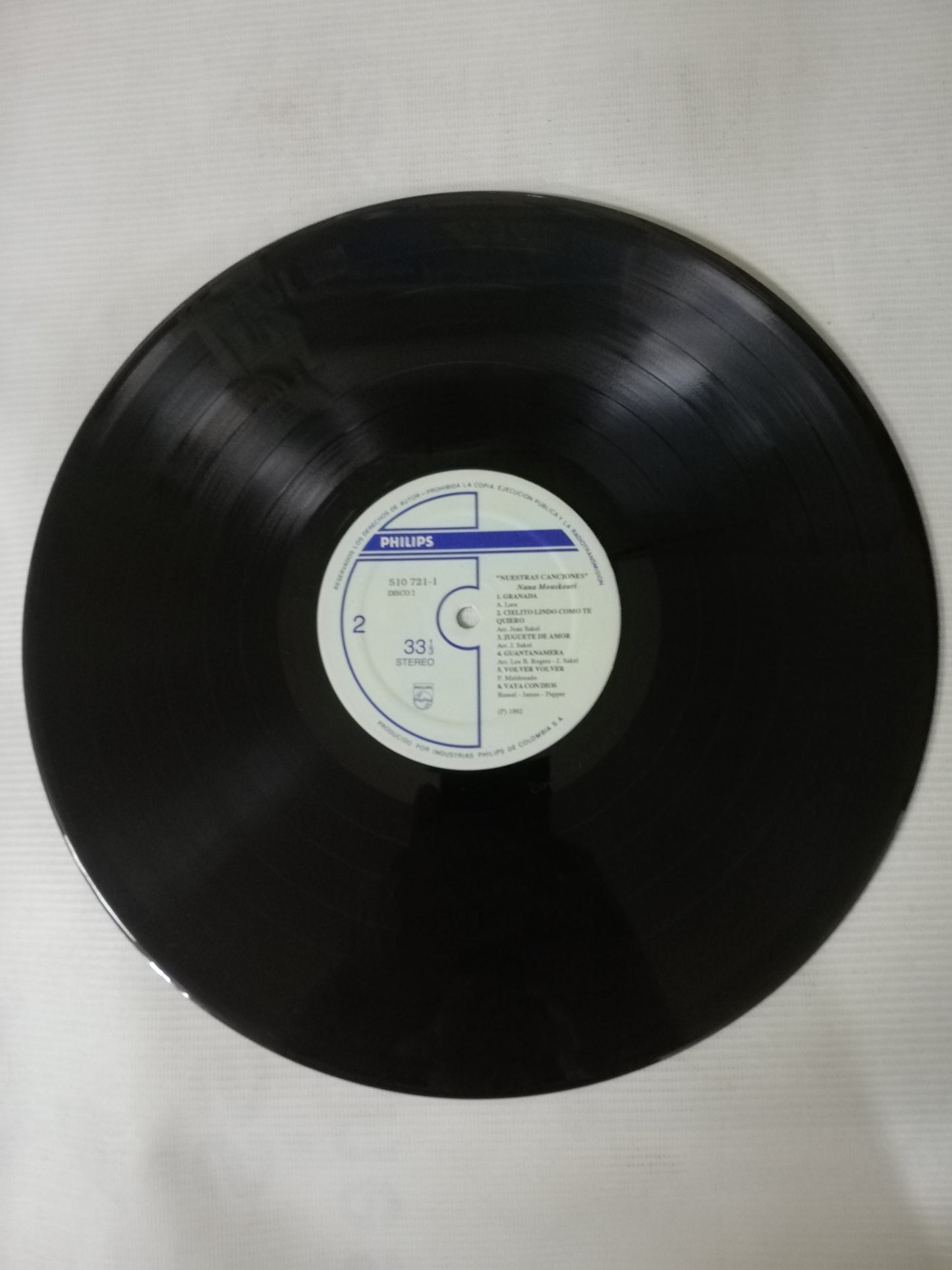 LP NANA MOUSKOURI - NUESTRAS CANCIONES - VINYL X 2