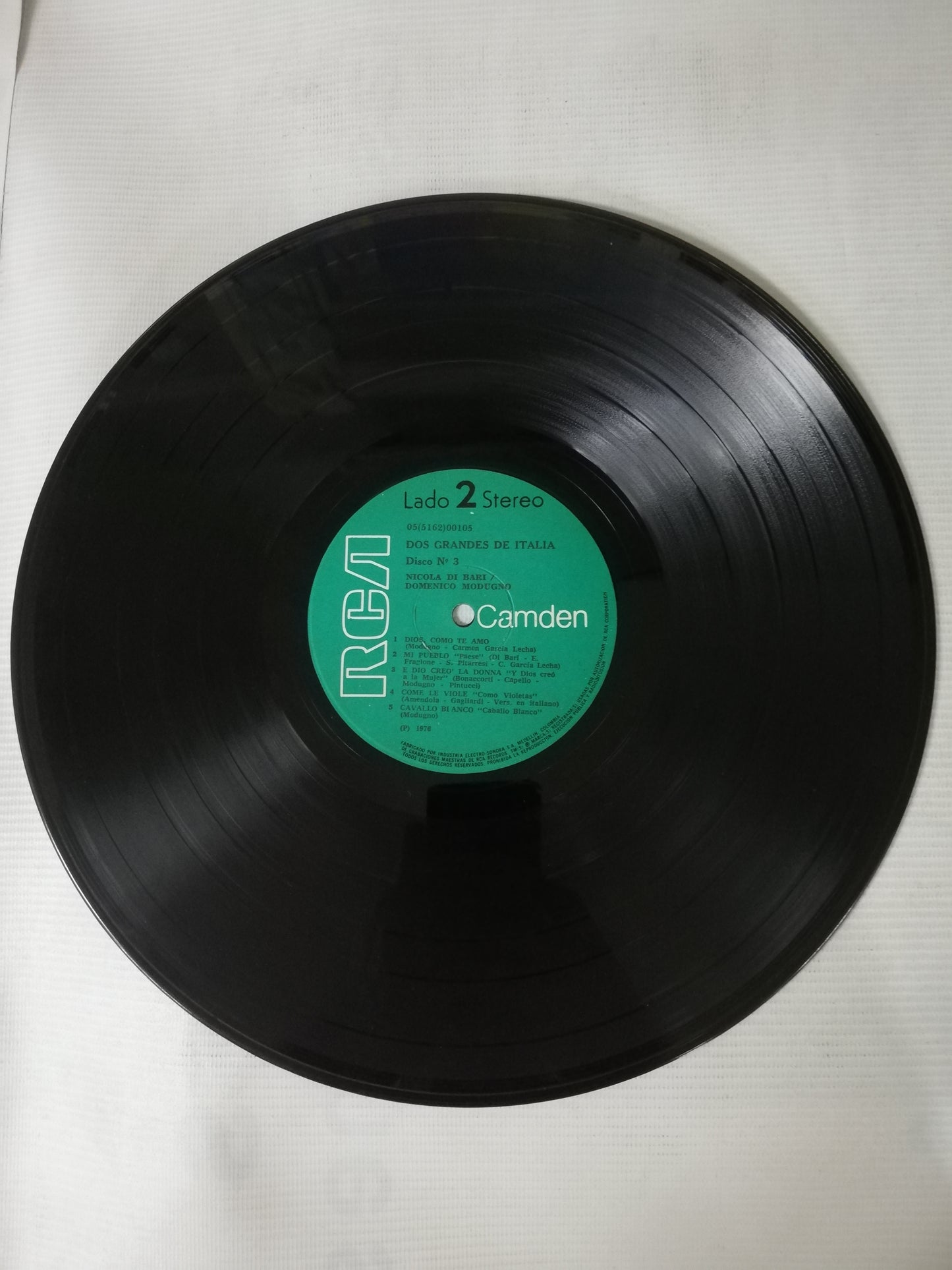 LP NICOLA DI BARI / DOMENICO MODUGNO - DOS GRANDES DE ITALIA - VINYL X 3