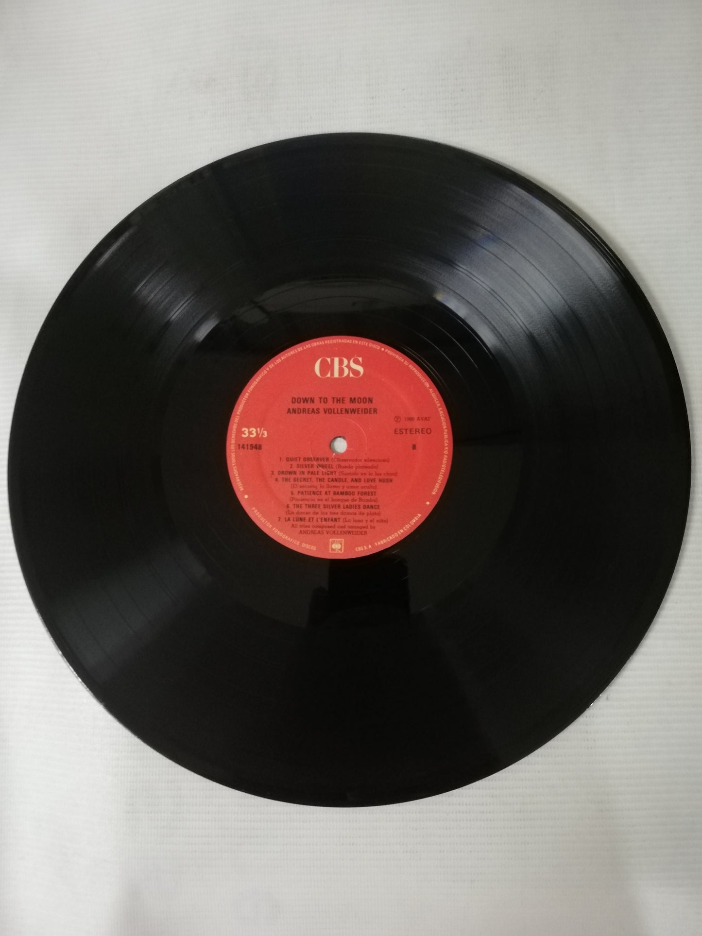 LP ANDREAS VOLLENWEDER - DOWN TO THE MOON