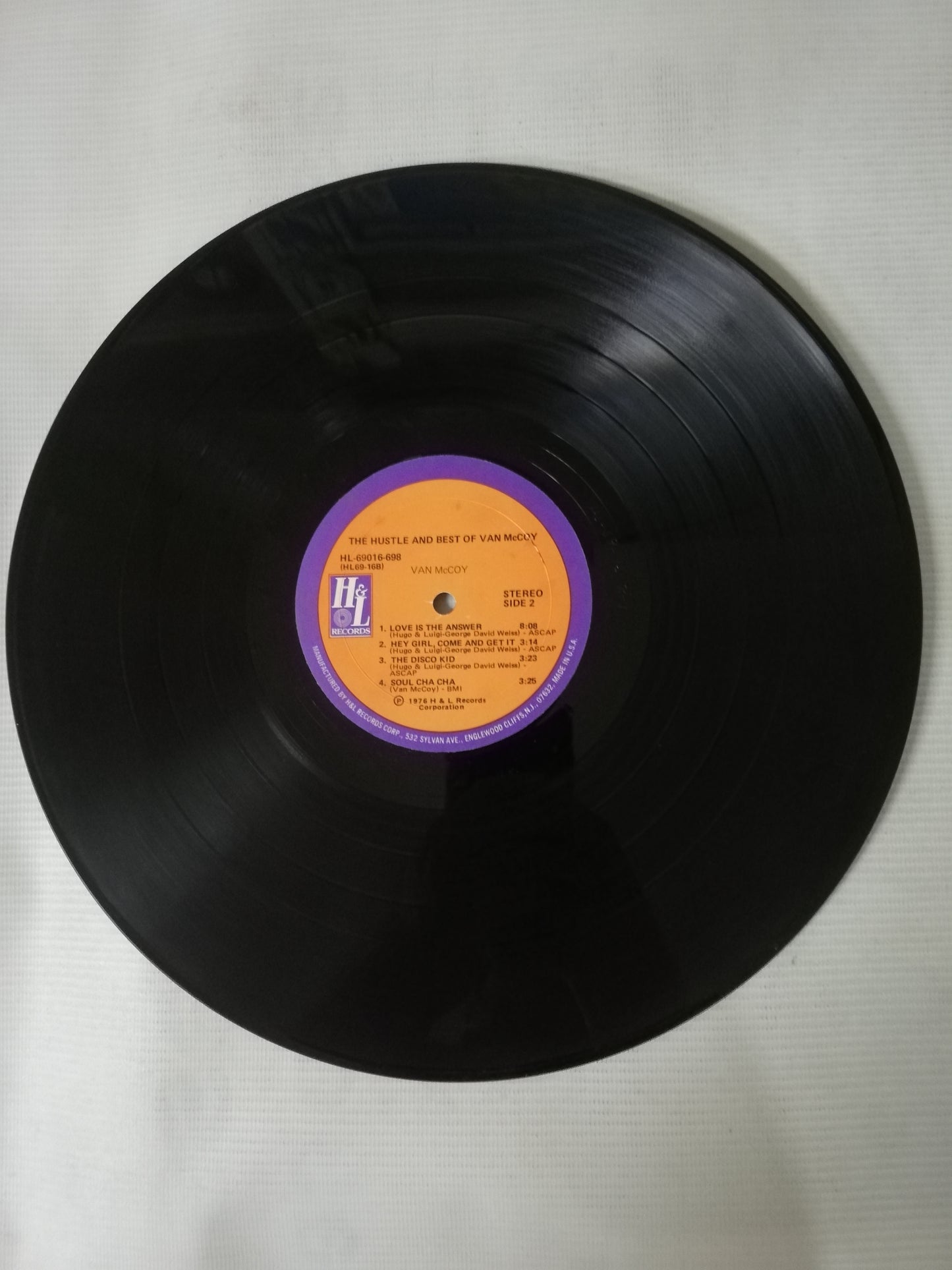 LP VAN McCOY - THE HUSTLE AND BEST OF VAN McCOY