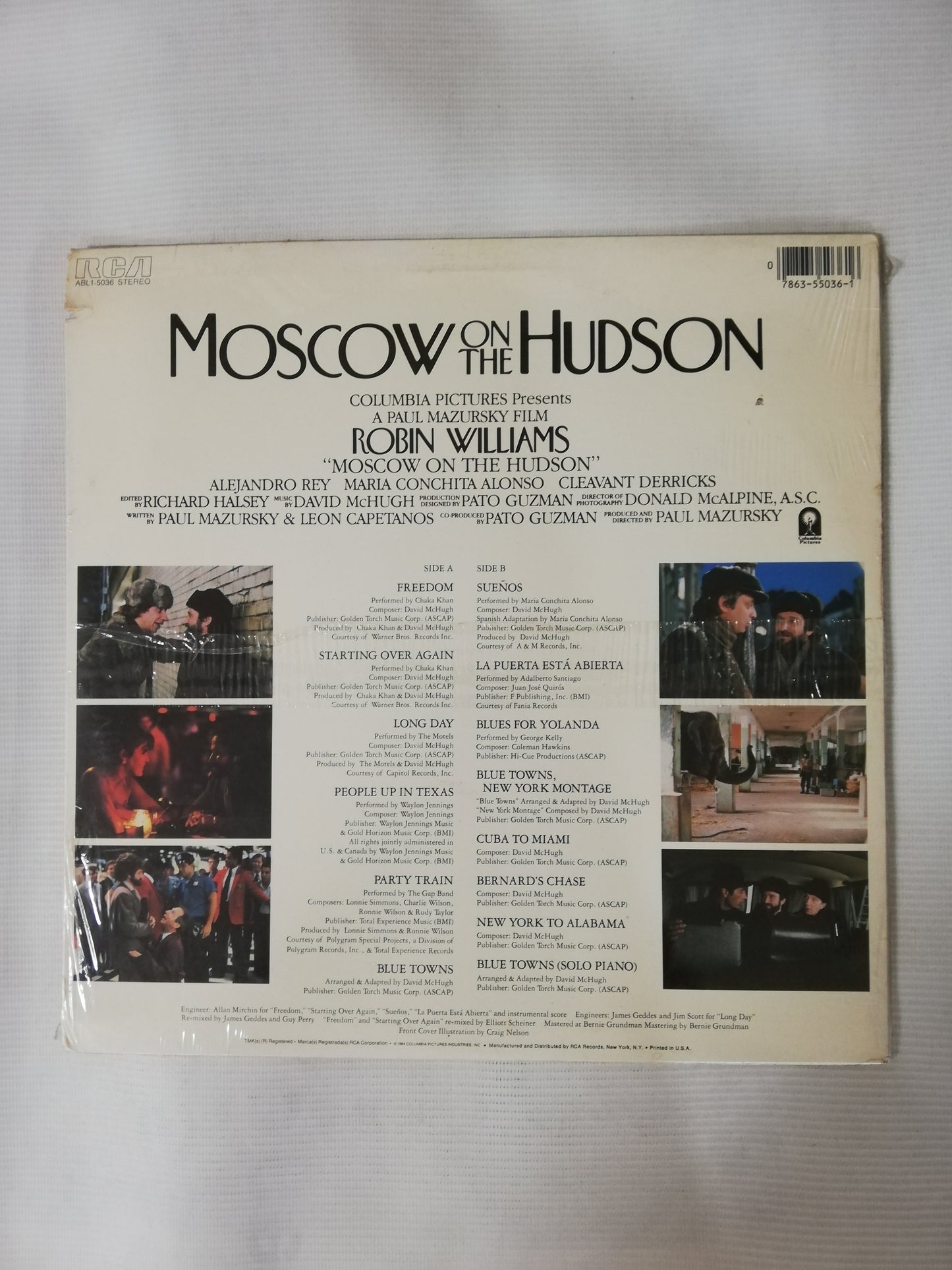 LP MOSCOW ON THE HUDSON - ORIGINAL MOTION PICTURE SOUNDTRACK