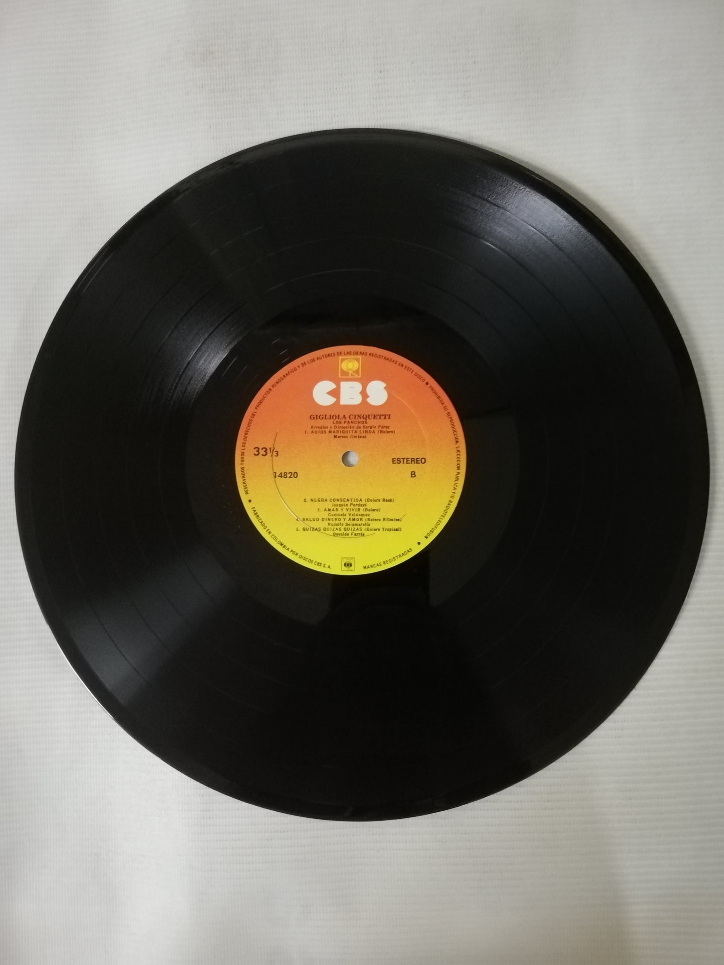 LP GIGLIOLA CINQUETTI Y LOS PANCHOS - CANTA EN ESPAÑOL