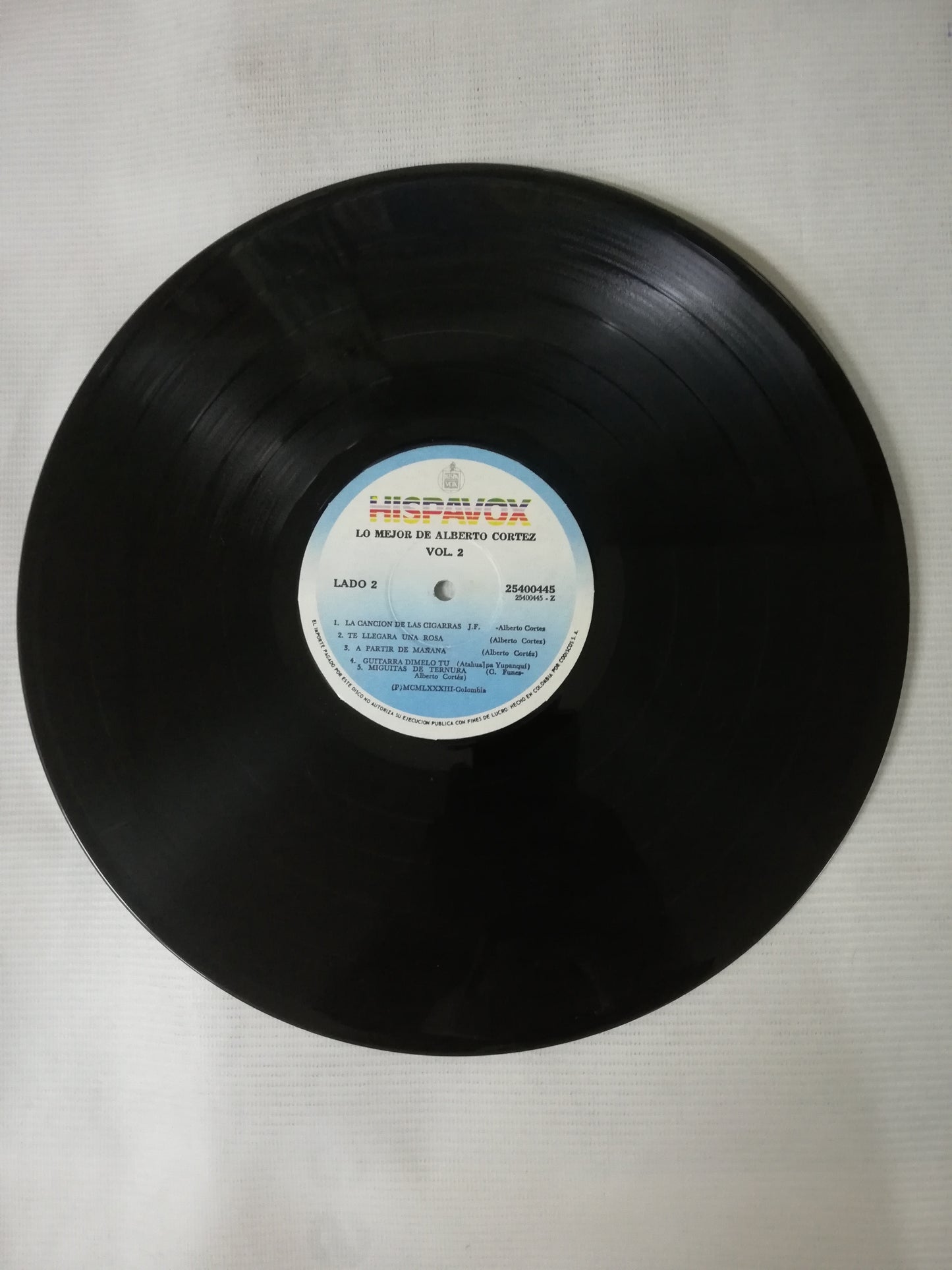LP ALBERTO CORTEZ - LO MEJOR DE ALBERTO CORTEZ VOL. 2