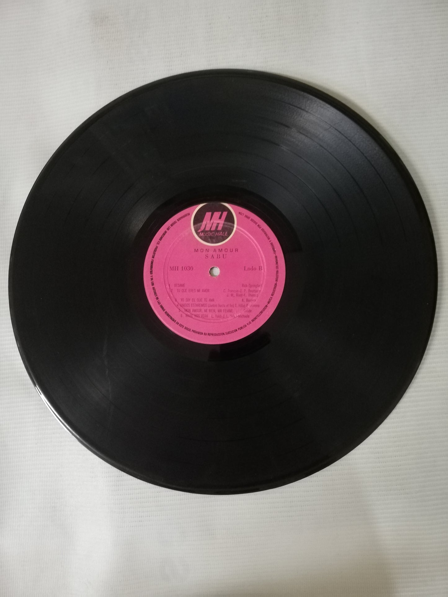 LP SABU - MON AMOUR