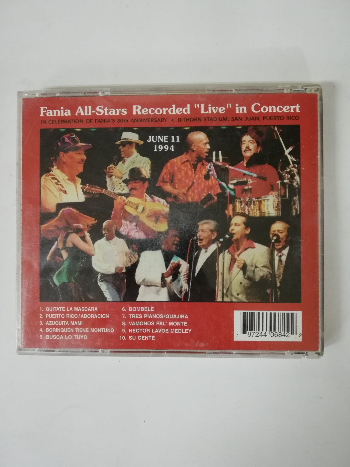 CD FANIA ALL STARS - "LIVE"