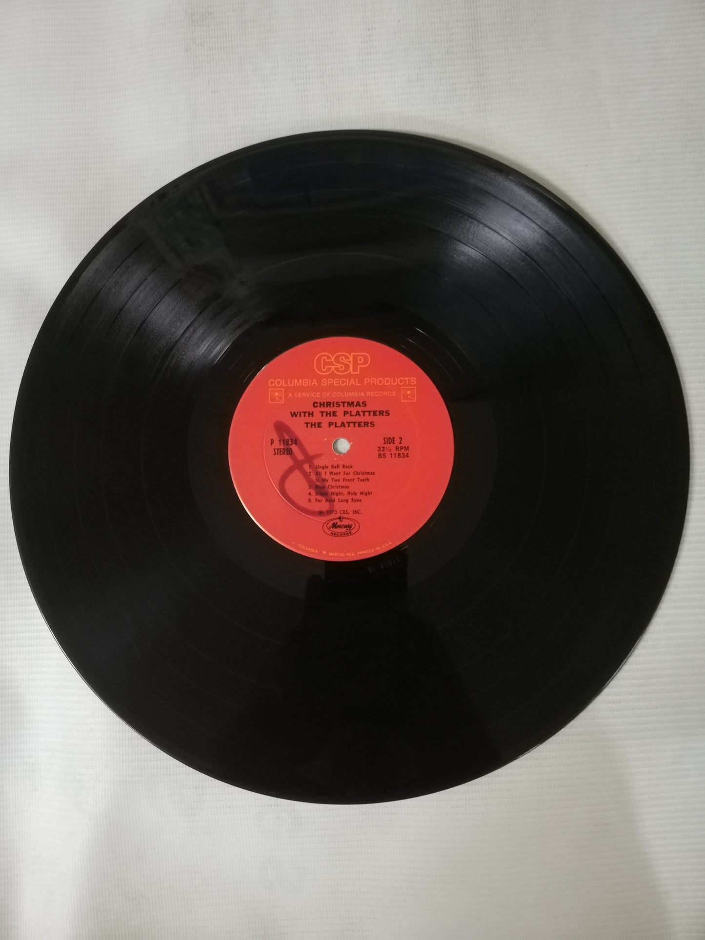 LP THE PLATTERS - CHRISTMAS WITH THE PLATTERS