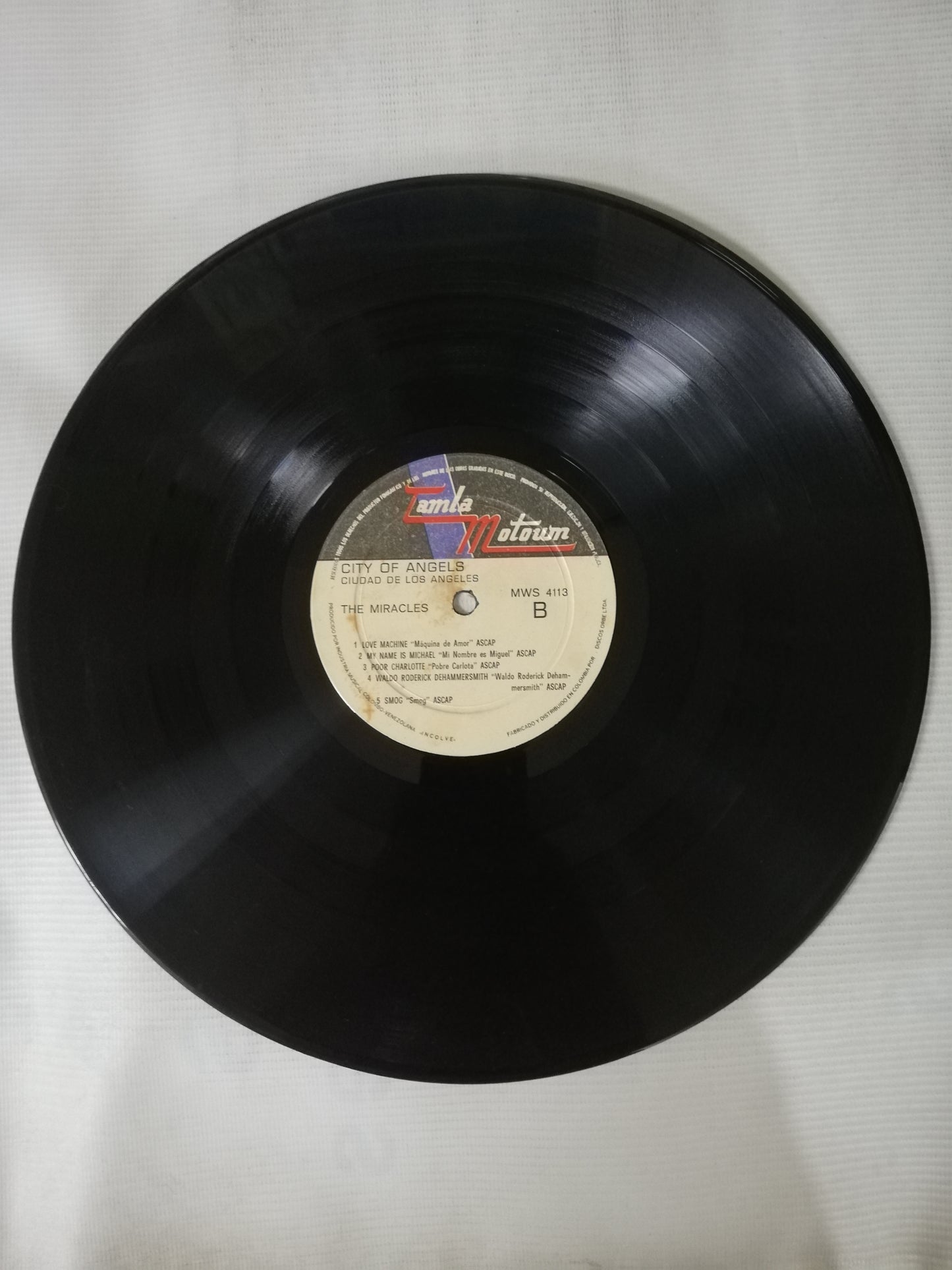 LP THE MIRACLES - CITY OF ANGELS