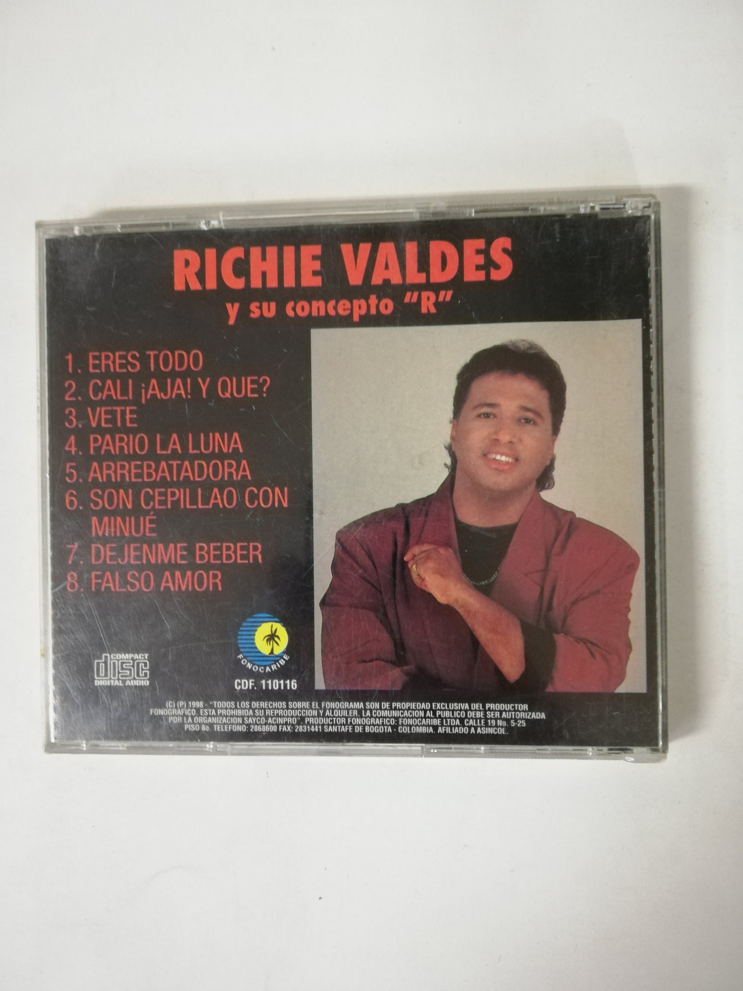 CD RICHIE VALDES - RICHIE VALDES Y SU CONCEPTO "R"