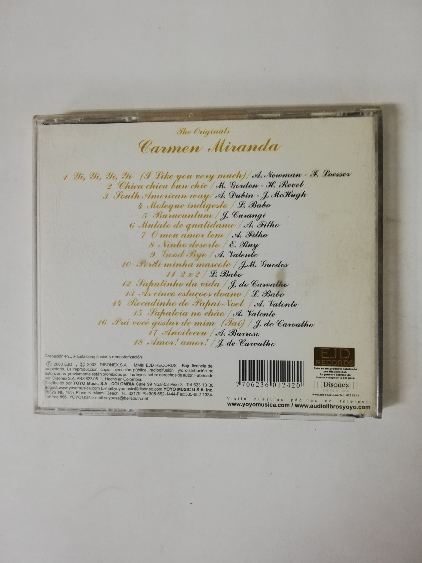CD CARMEN MIRANDA - THE BRAZILIAN TORNADO