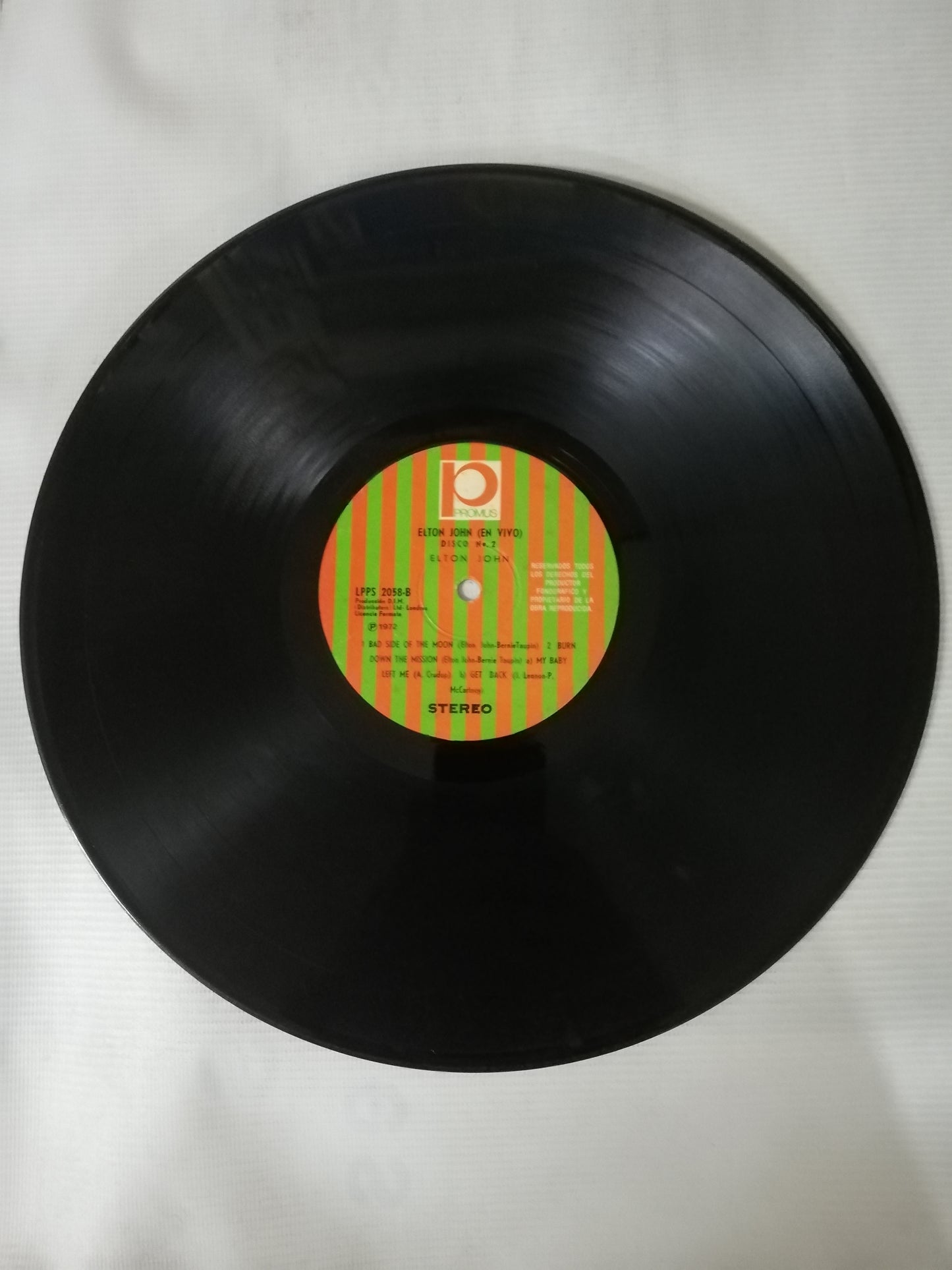 LP ELTON JOHN - LO MEJOR DE ELTON JOHN EL FENÓMENO DEL ROCK BARROCO - VINYL X 2