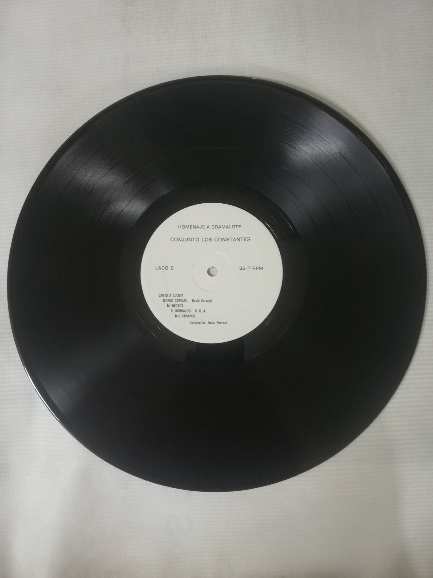 LP CONJUNTO LOS CONSTANTES - HOMENAJE A GRAMALOTE