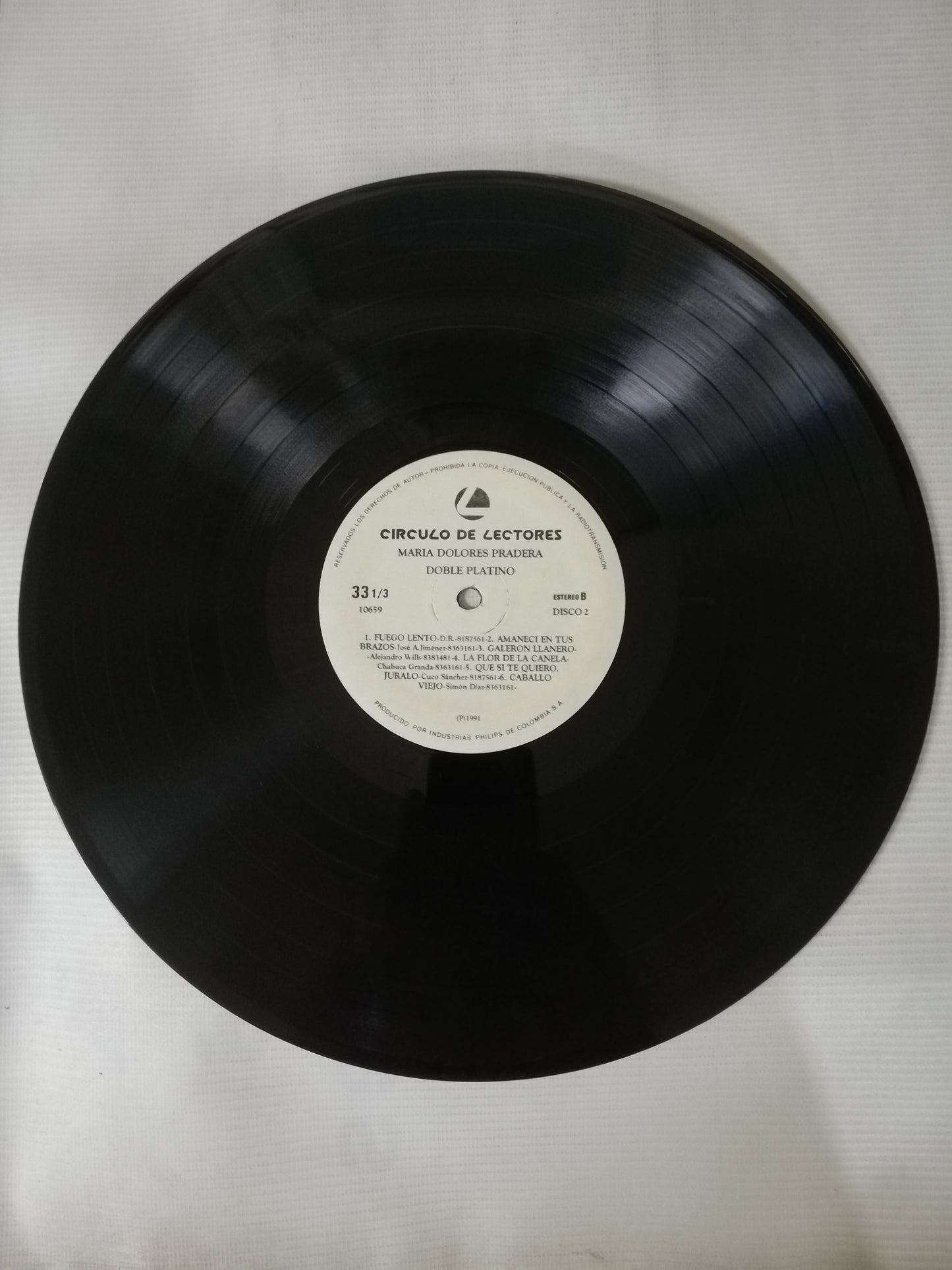LP MARIA DOLORES PRADERA - COLECCIÓN DE PLATINO - VINYL X 2