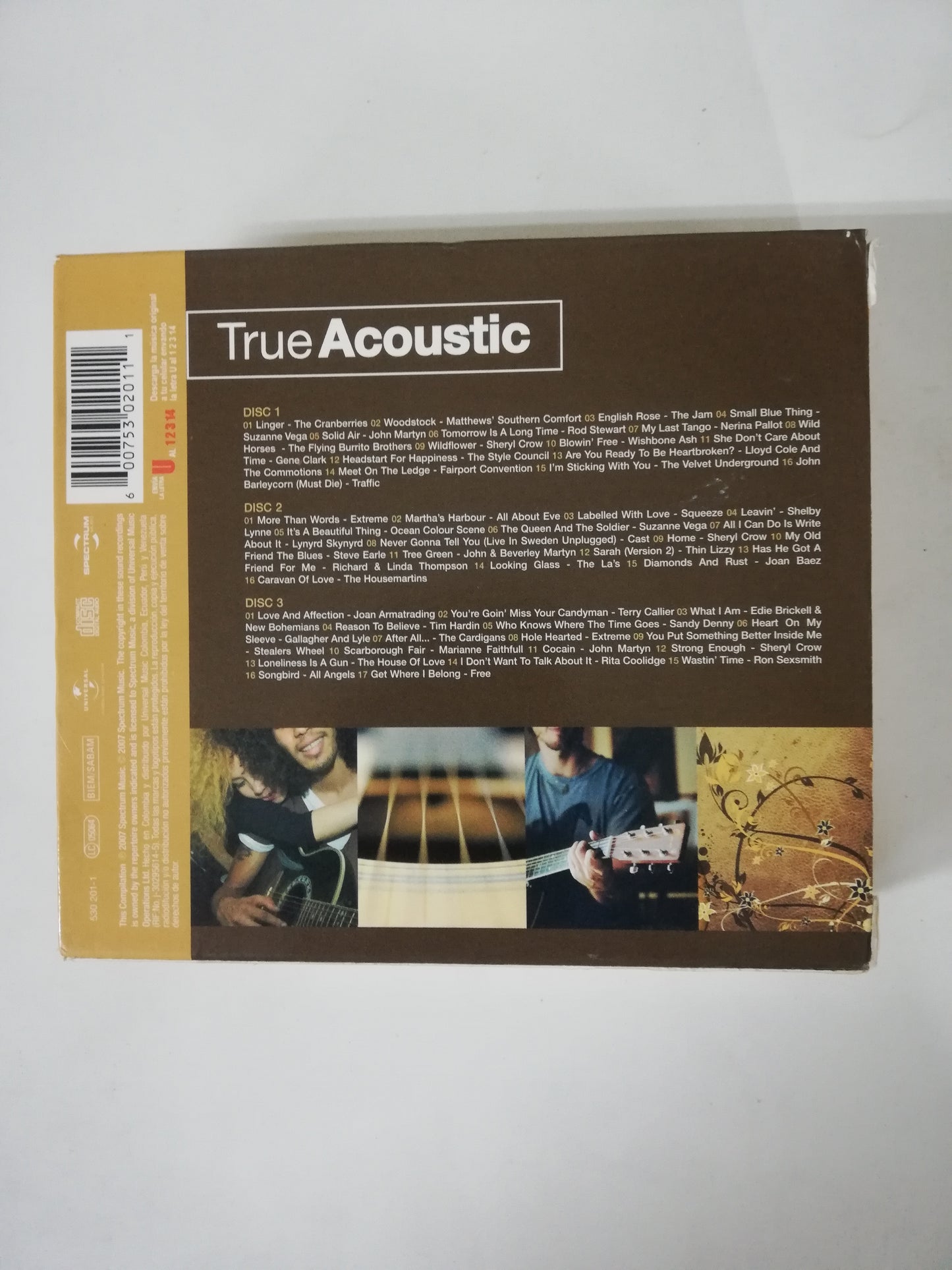 CD BOX SET TRUE ACOUSTIC - VARIOS INTÉRPRETES - CD X 3