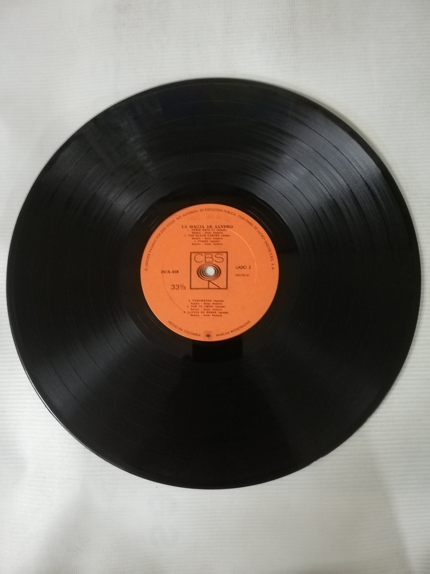 LP SANDRO - LA MAGIA DE SANDRO