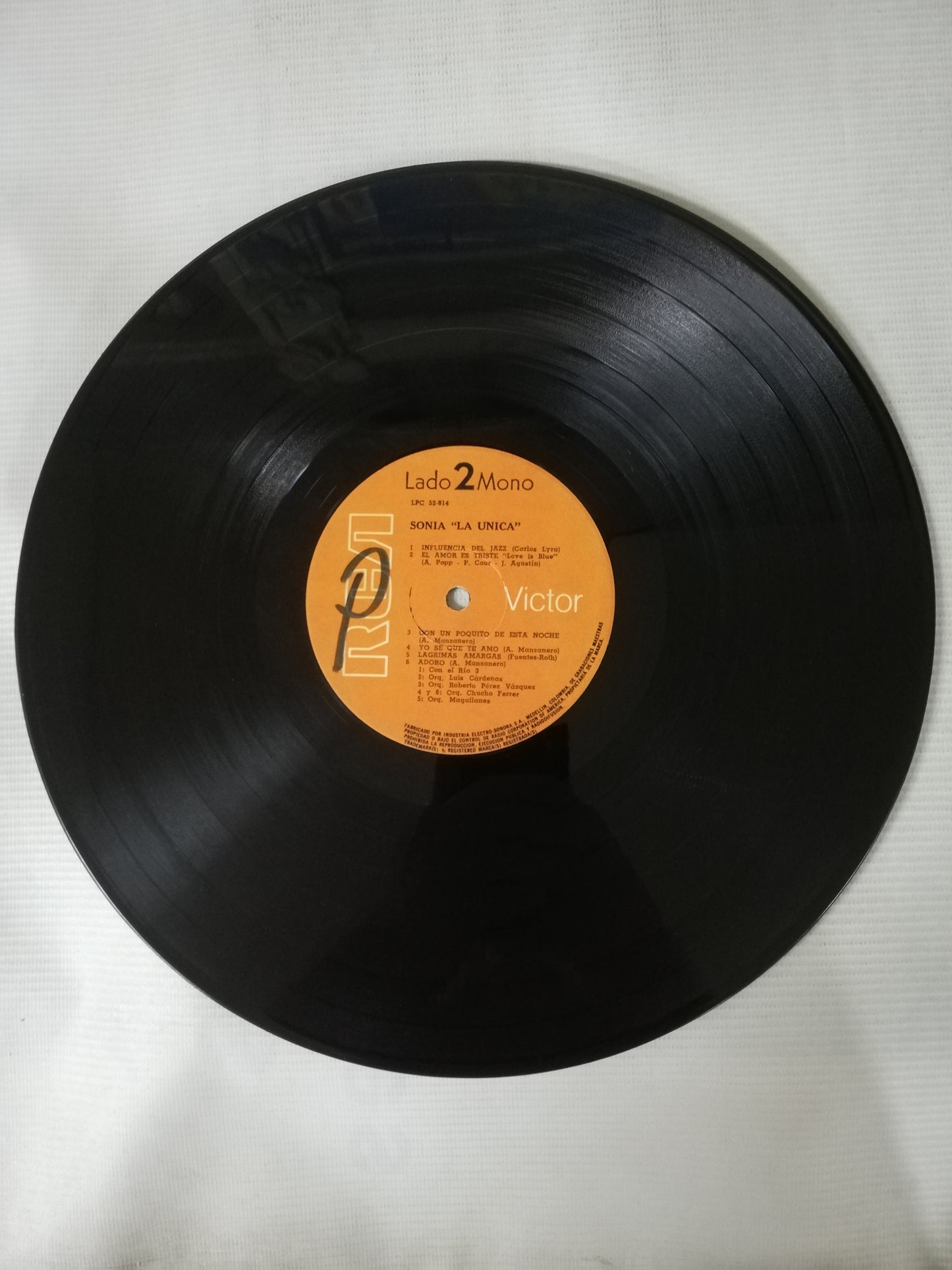 LP SONIA "LA ÚNICA" - ESTAFA DE AMOR