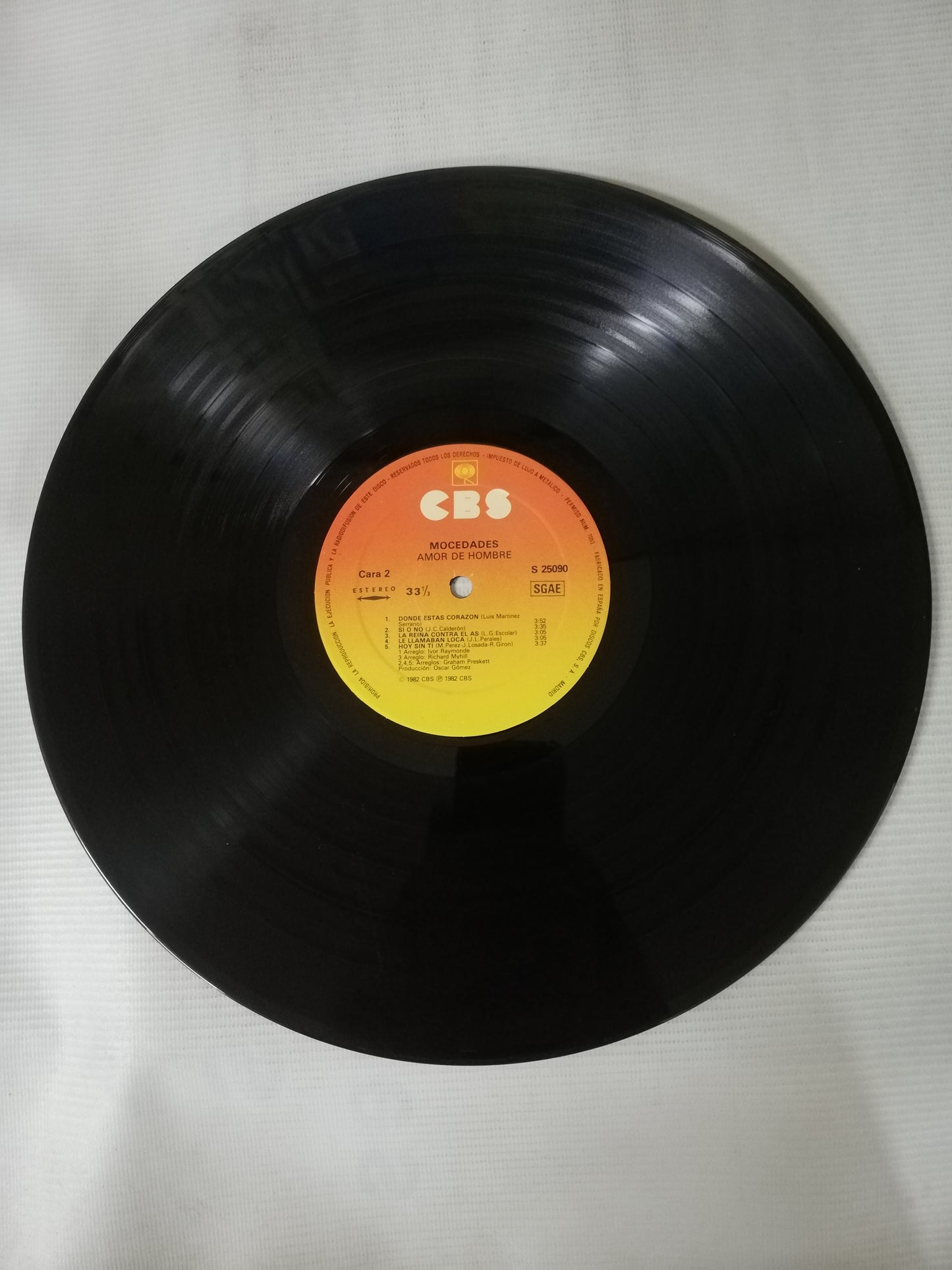 LP MOCEDADES - AMOR DE HOMBRE