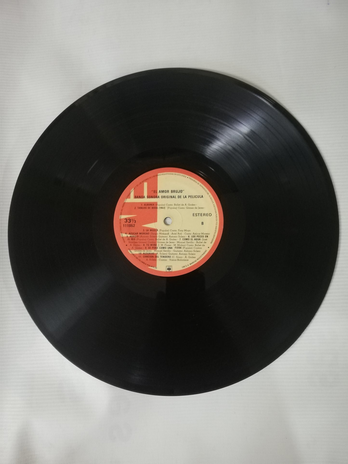 LP ROCIO JURADO - BANDA SONORA ORIGINAL DE LA PELICULA EL AMOR BRUJO DE MANUEL DE FALLA