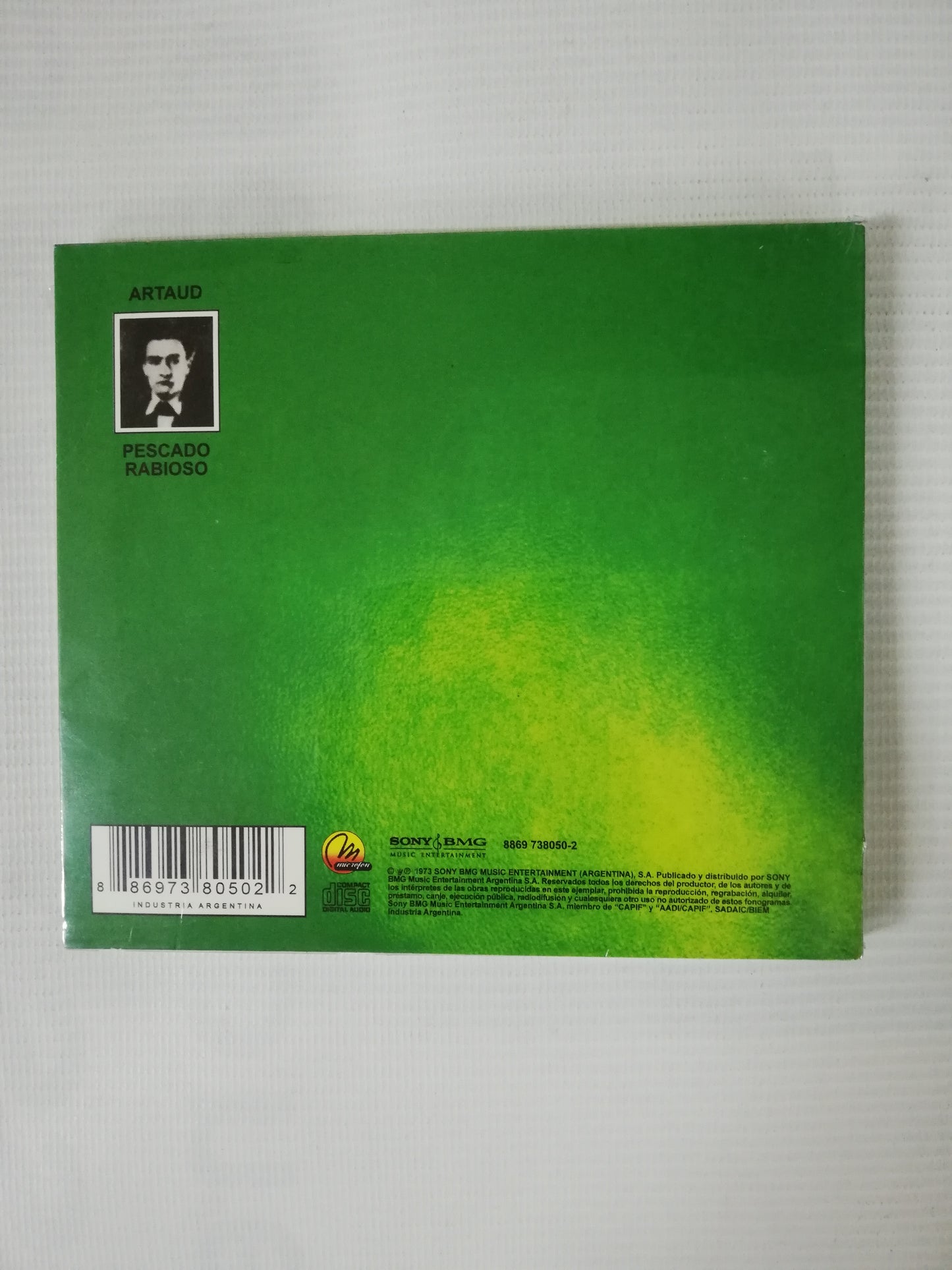 CD PECADO RABIOSO - ARTAUD