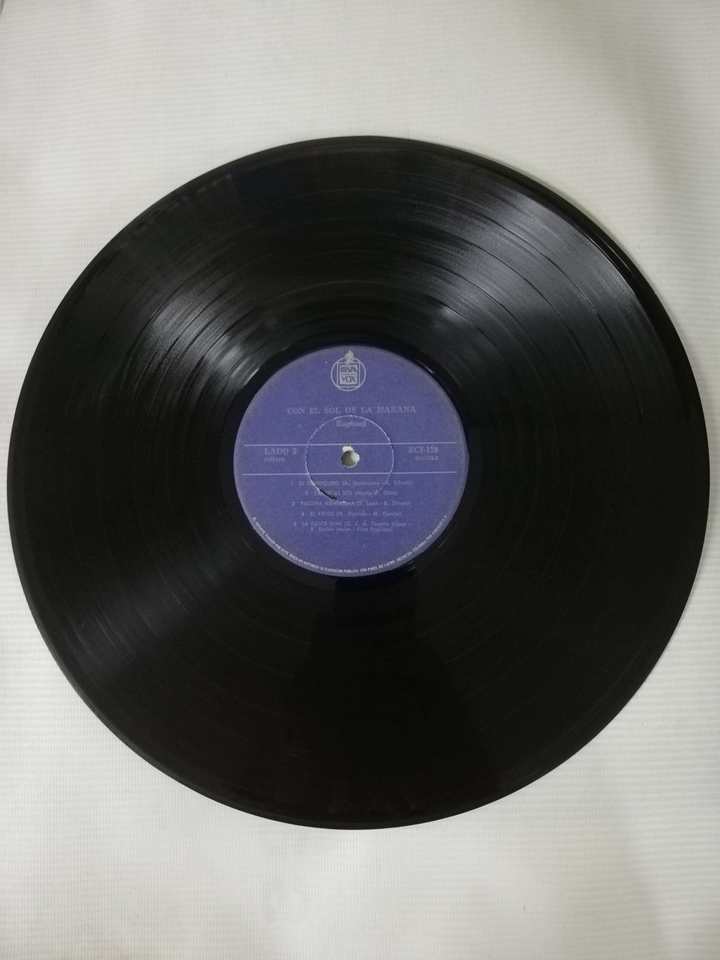 LP RAPHAEL - CON EL SOL DE LA MAÑANA