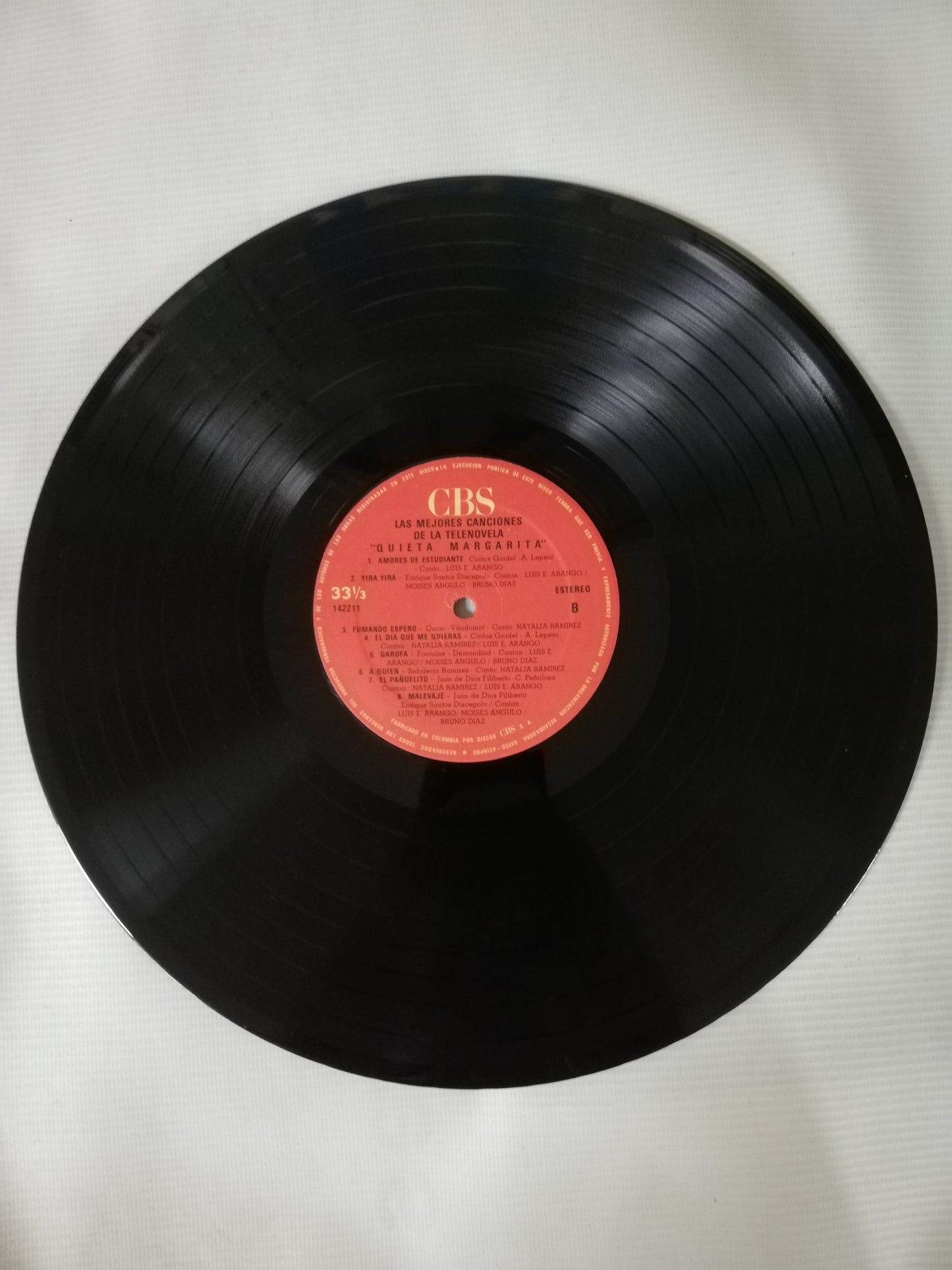 LP QUIETA MARGARITA - LAS MEJORES CACIONES DE LA TELENOVELA