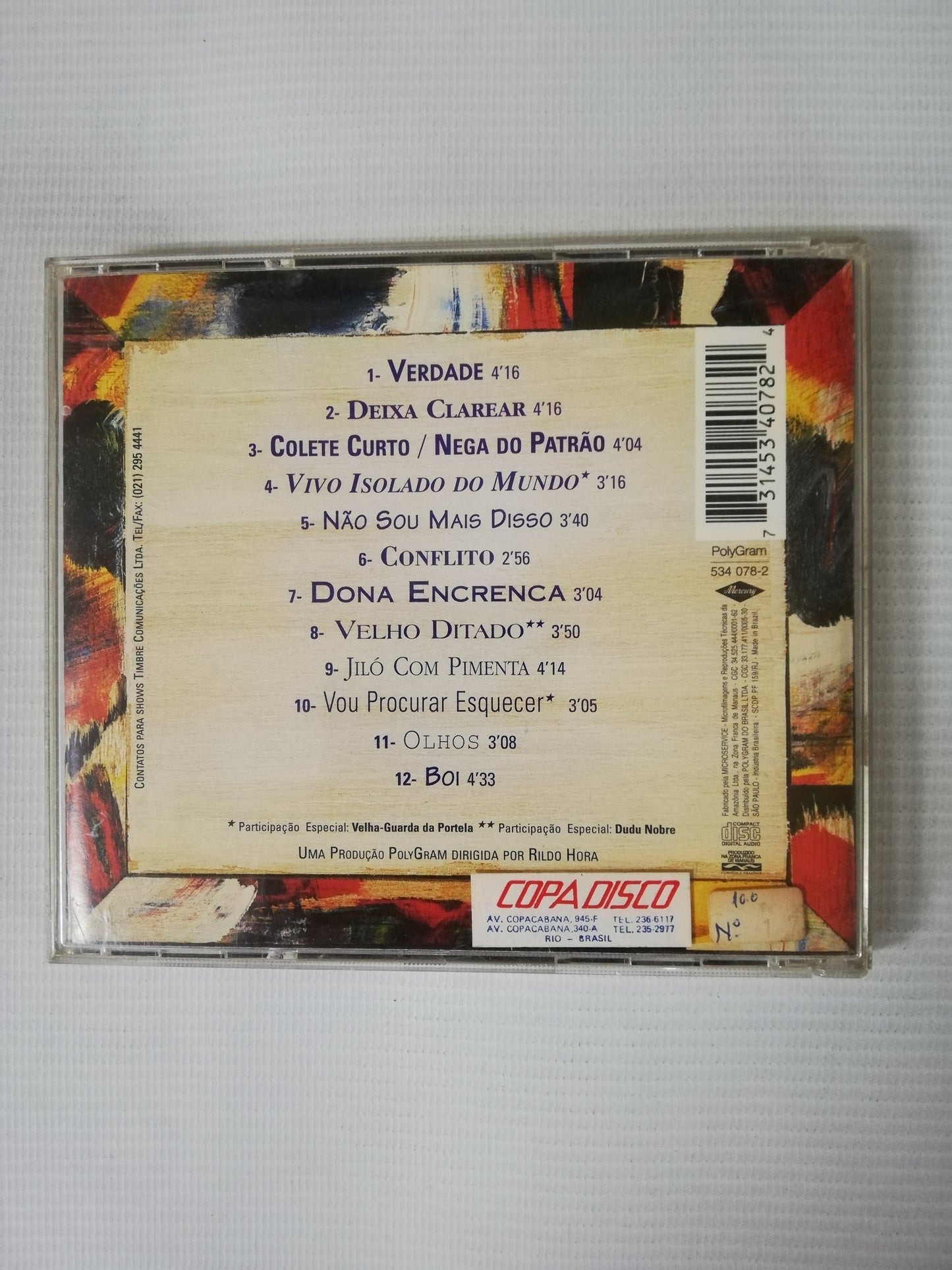 CD ZECA PAGODINHO - DEIXA CLAREAR