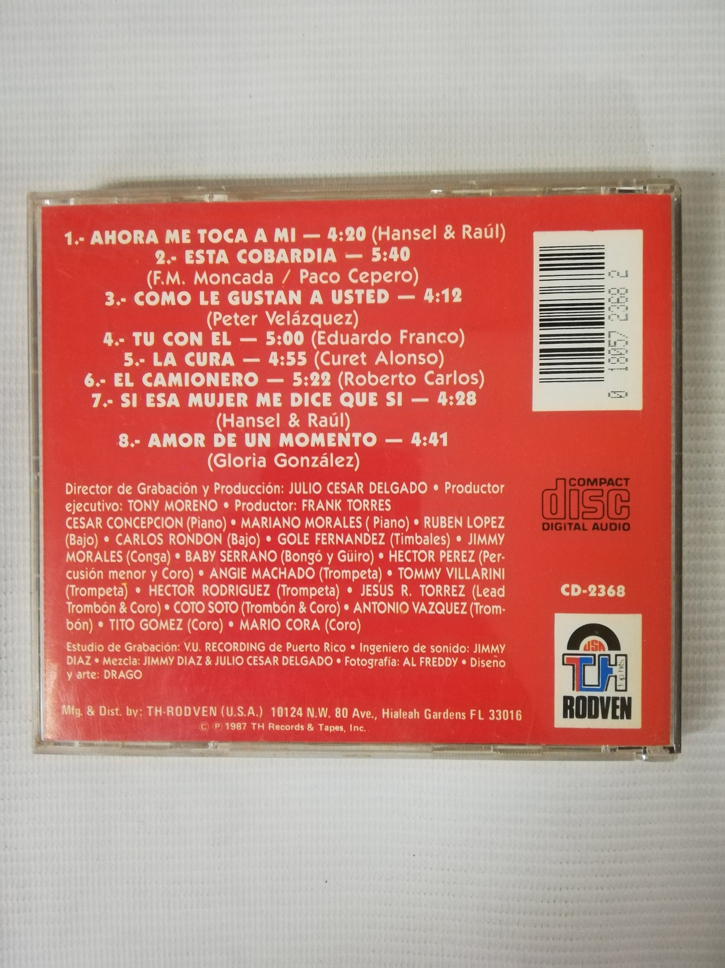 CD FRANKIE RUIZ Y SU ORQUESTA - SOLISTA PERO NO SOLO