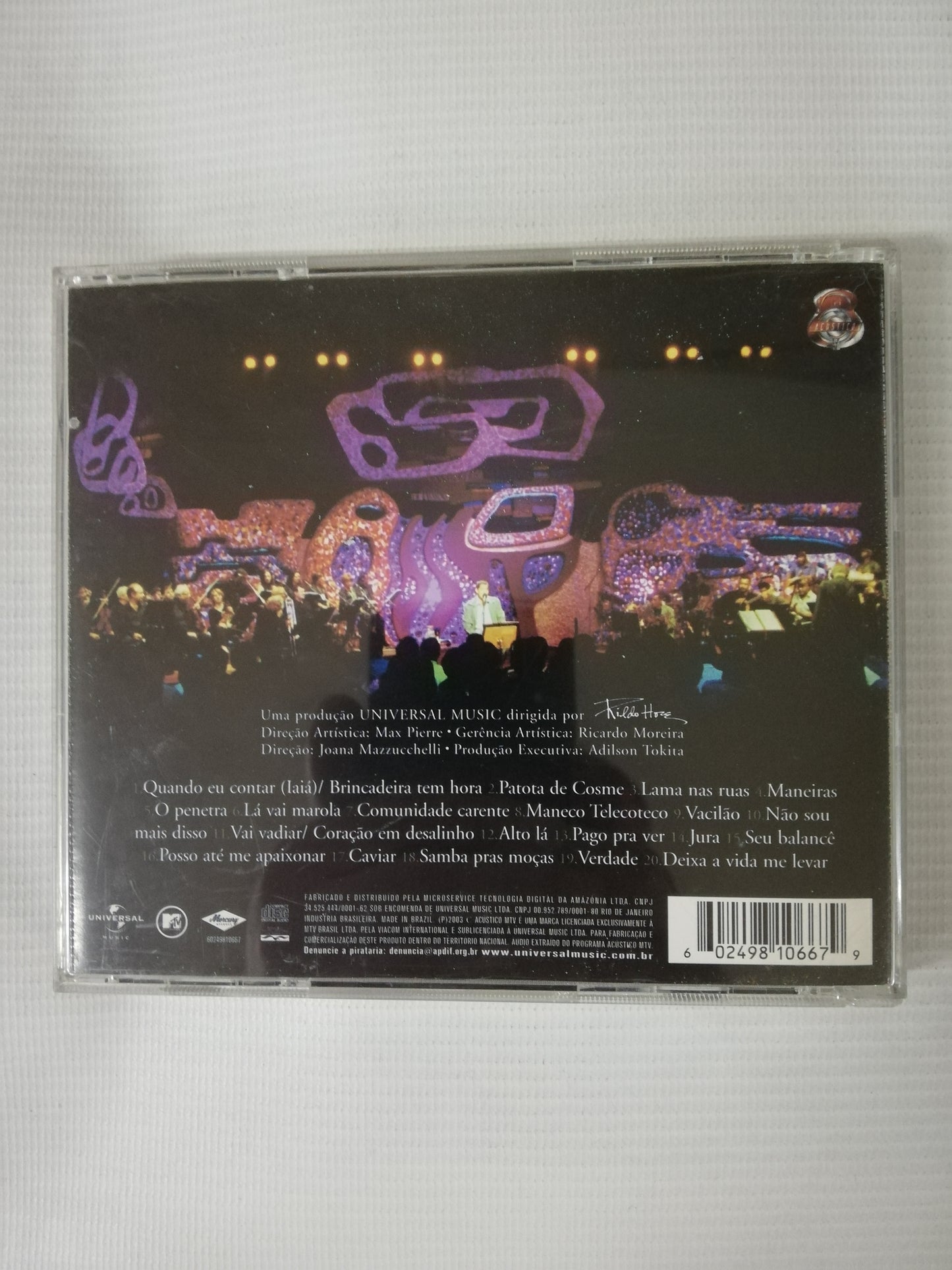 CD ZECA PAGODINHO - ACÚSTICO MTV